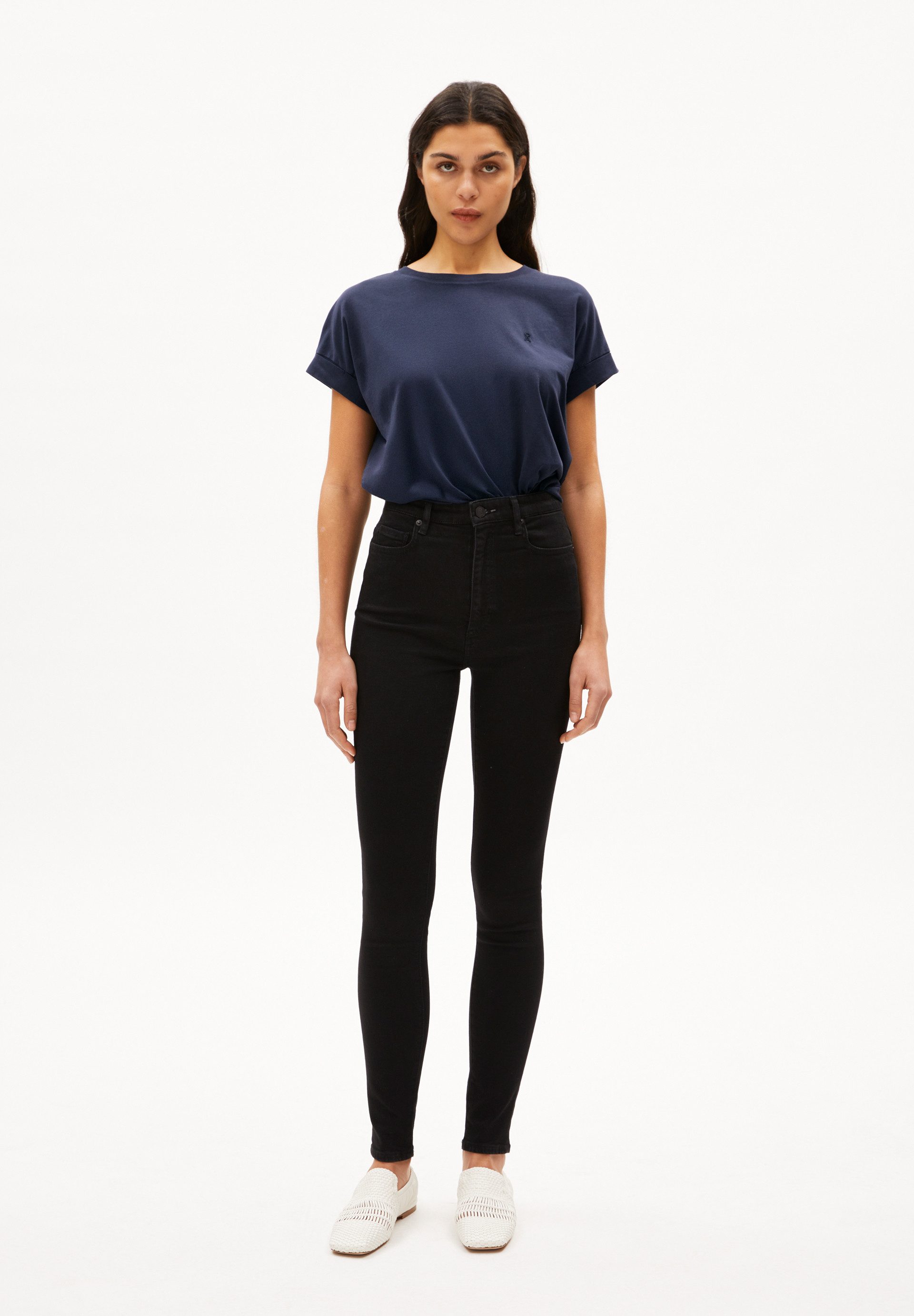 Armedangels T-Shirt IDAARA T-Shirt aus Bio-Baumwolle Loose Fit