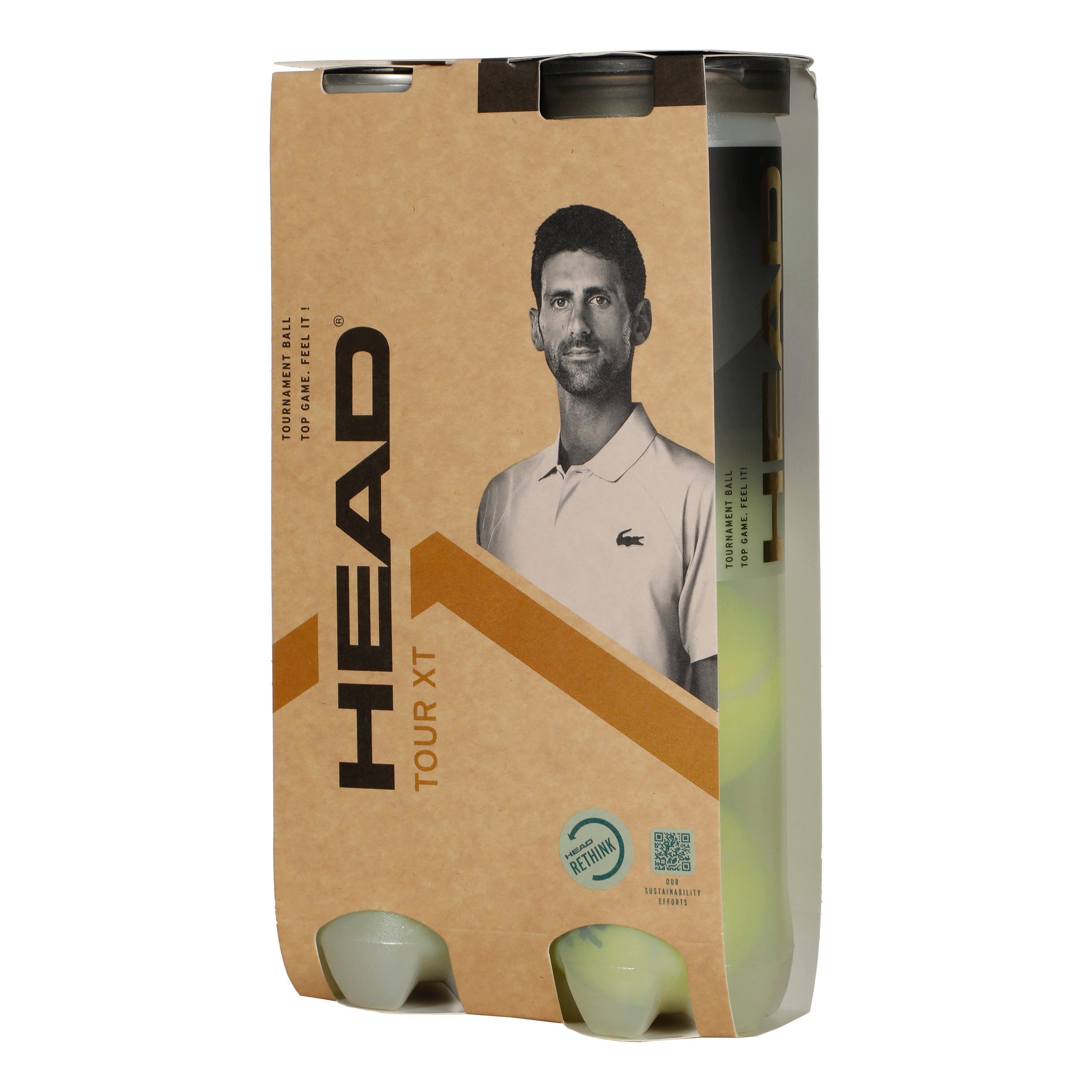 Head Tennisball Tour XT - 8 Tennisbälle - Innendruckball - (2x 4er Dose)