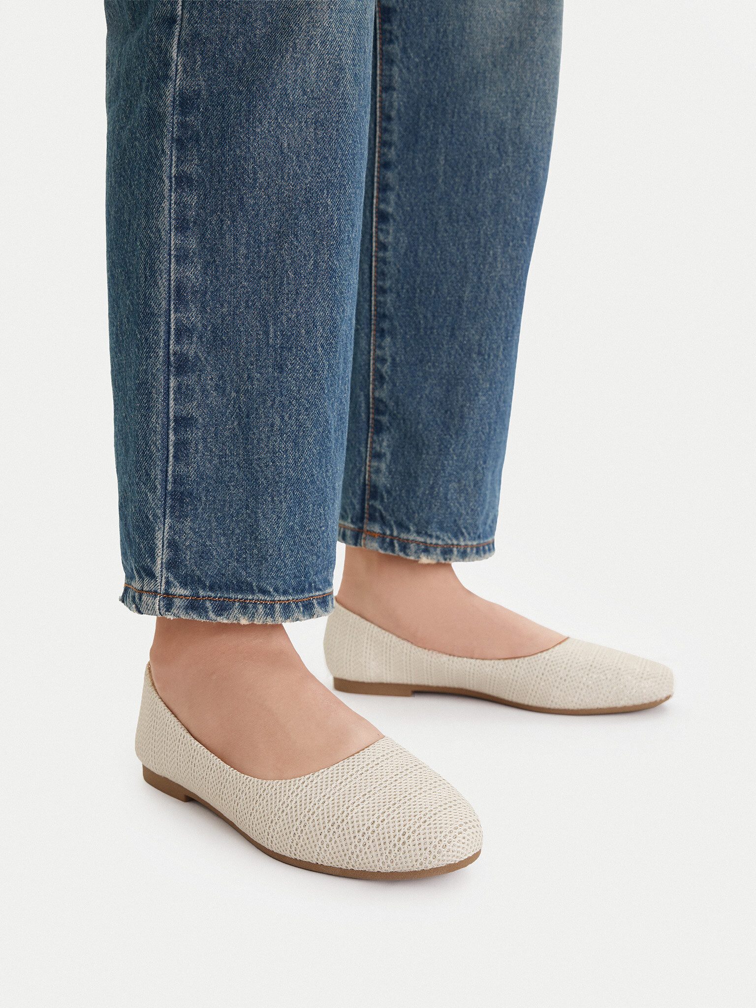 Jenny Jenny Women's Ballerinas Écru JENNY-CEO-WSS21732-01 Beige Ballerina