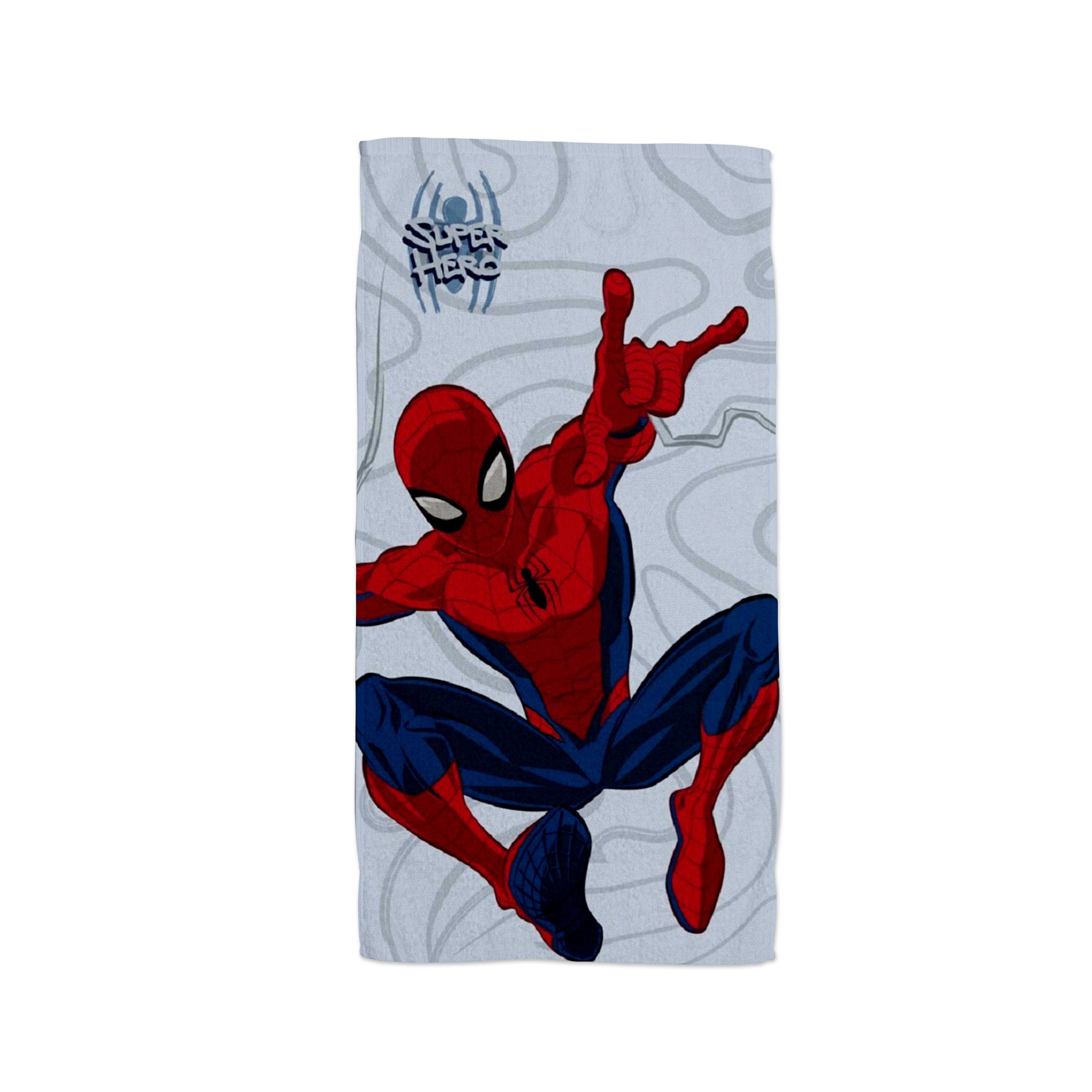 Spiderman Strandtuch Badehandtuch – Flauschiges & schnelltrocknendes Strandtuch 70x140 cm