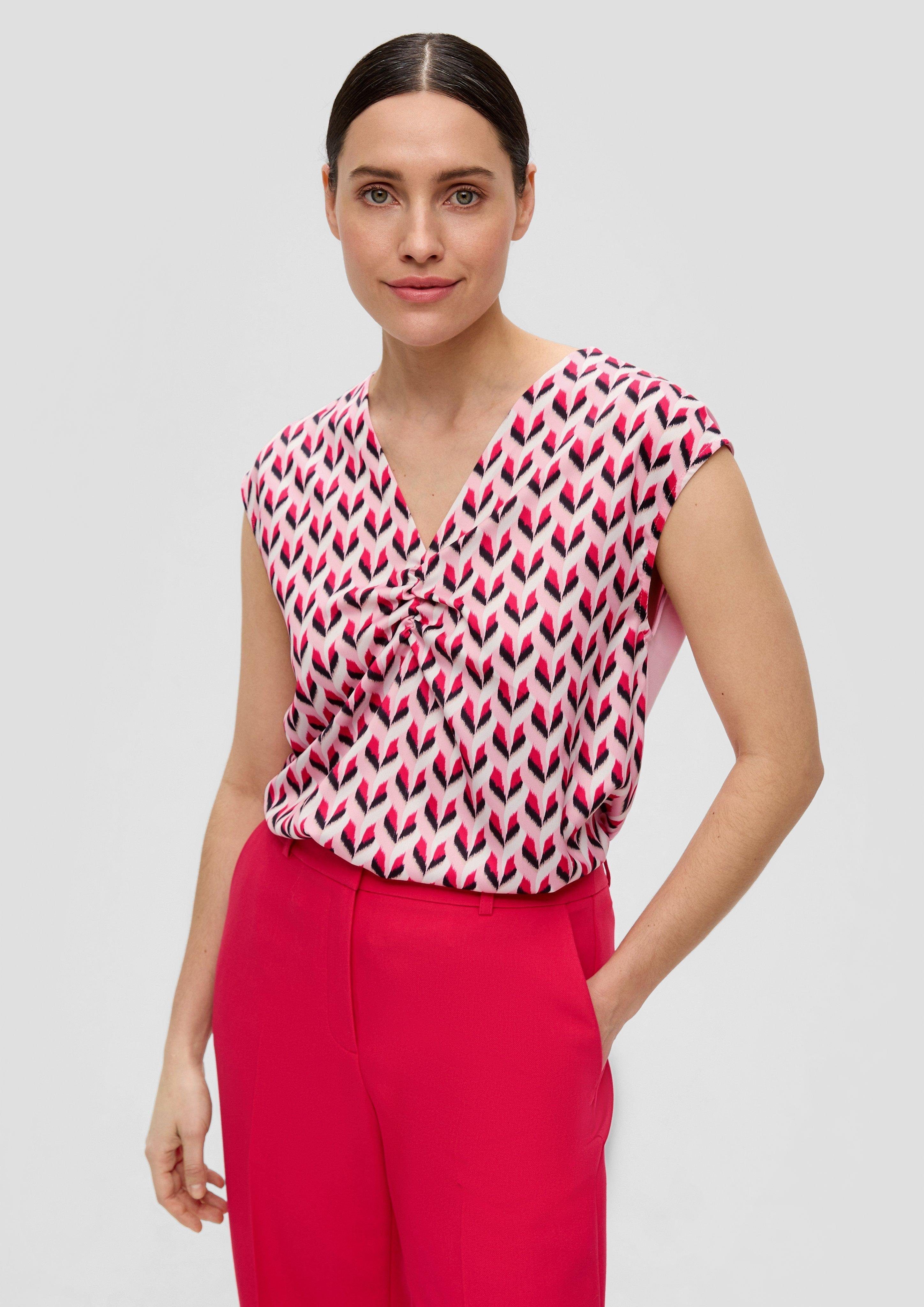 s.Oliver BLACK LABEL Kurzarmshirt Top mit günstig online kaufen