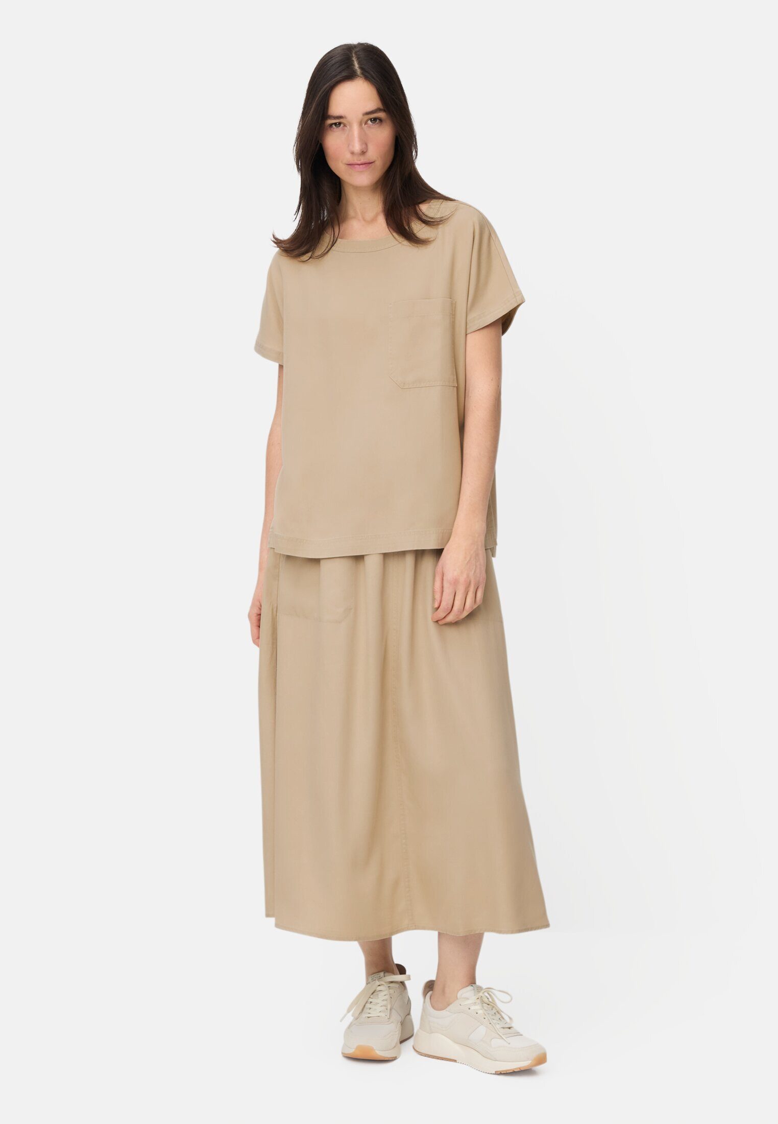 camel active T-Shirt mit Brusttasche Kurzarm