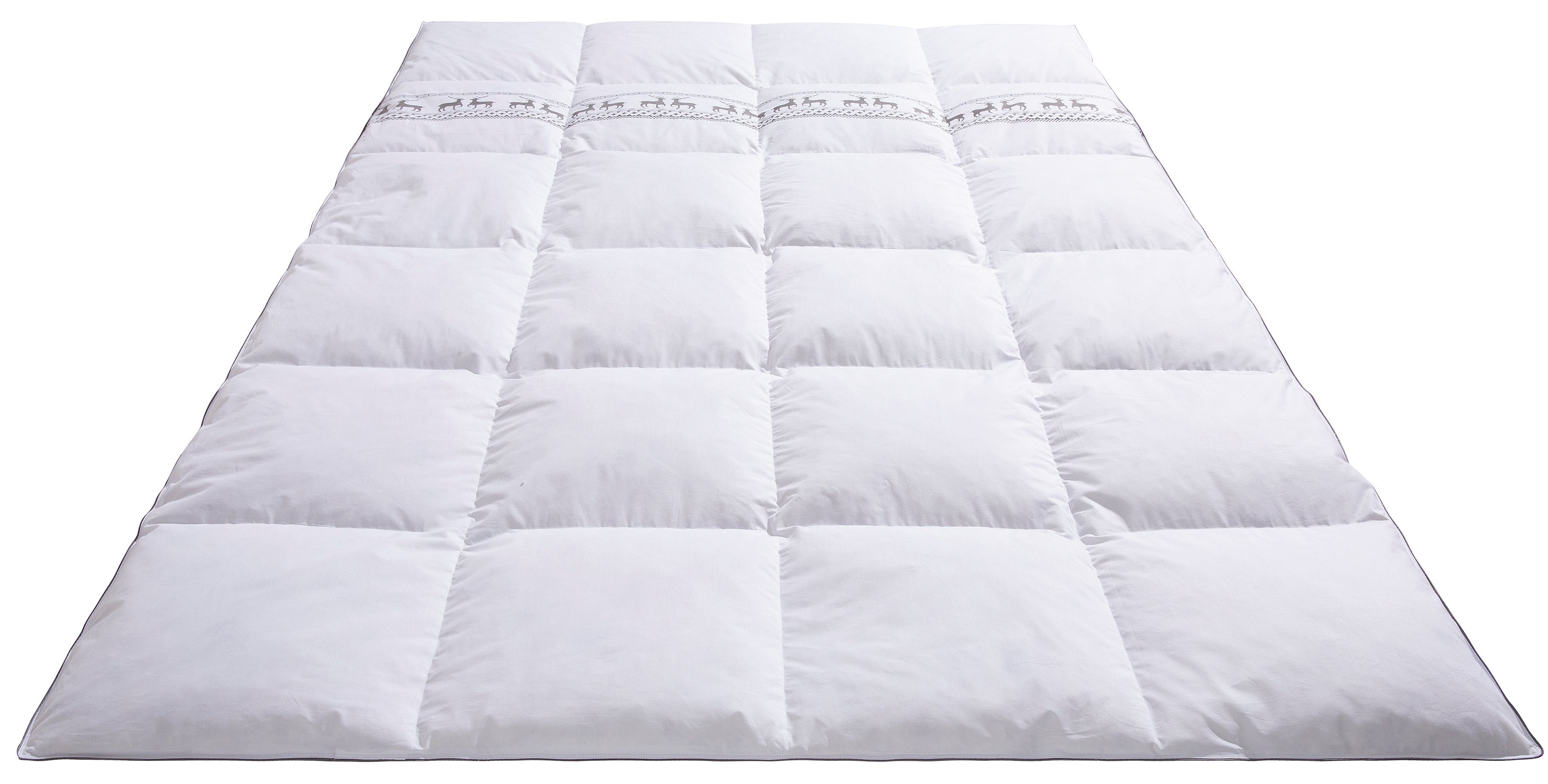 OTTO home Federbettdecke Forsakar, Bettdecke 135x200 cm, 155x220 cm und weitere Größen, Füllung: 100% Federn, Bezug: Baumwolle, Bettdecken, Sommer, Winter, Decke, Made in Germany, hautfreundlich