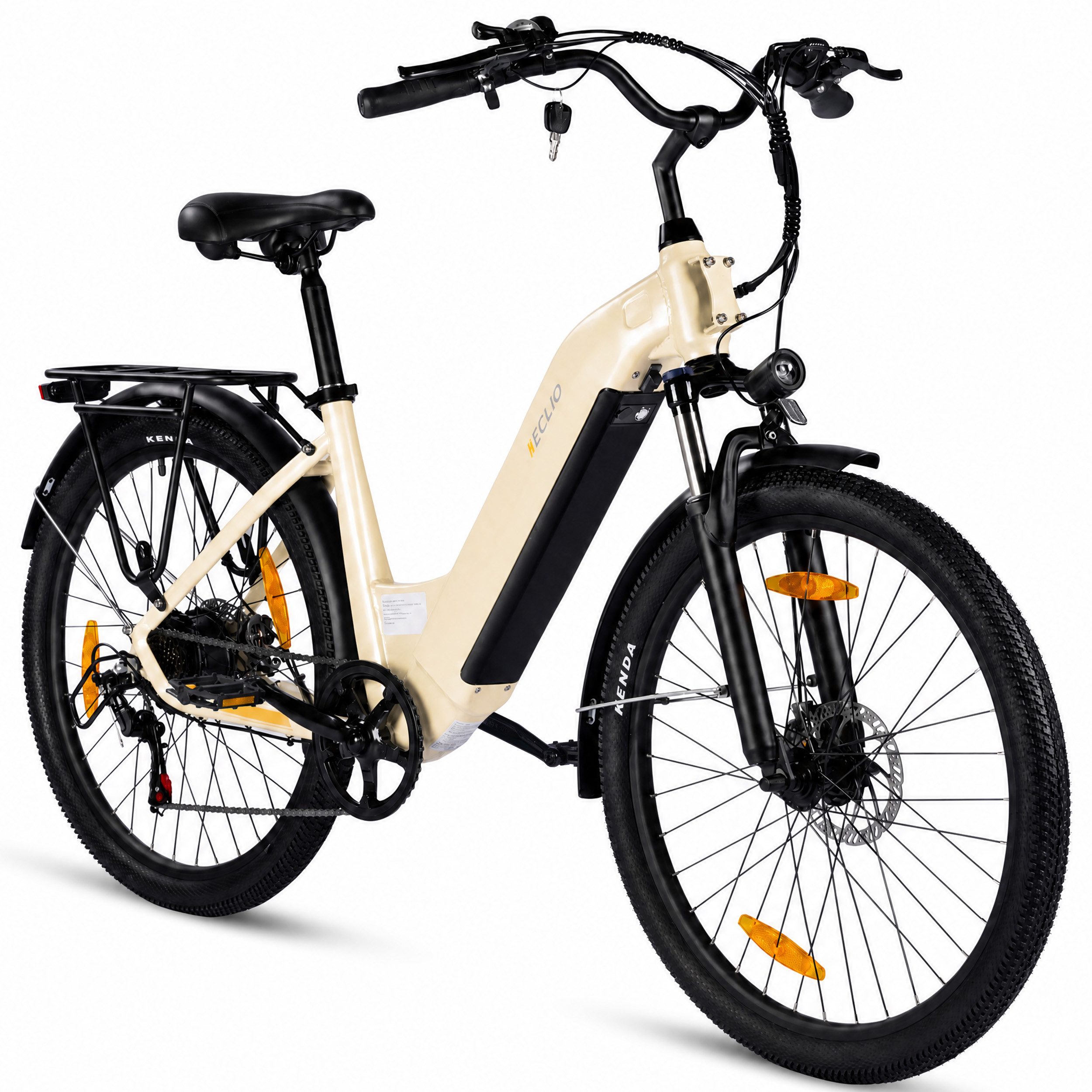 E-Bike Cityrad e bike für herren 26 zoll 18.2AH 36V 655WH damen 120km Elektrofahrrad