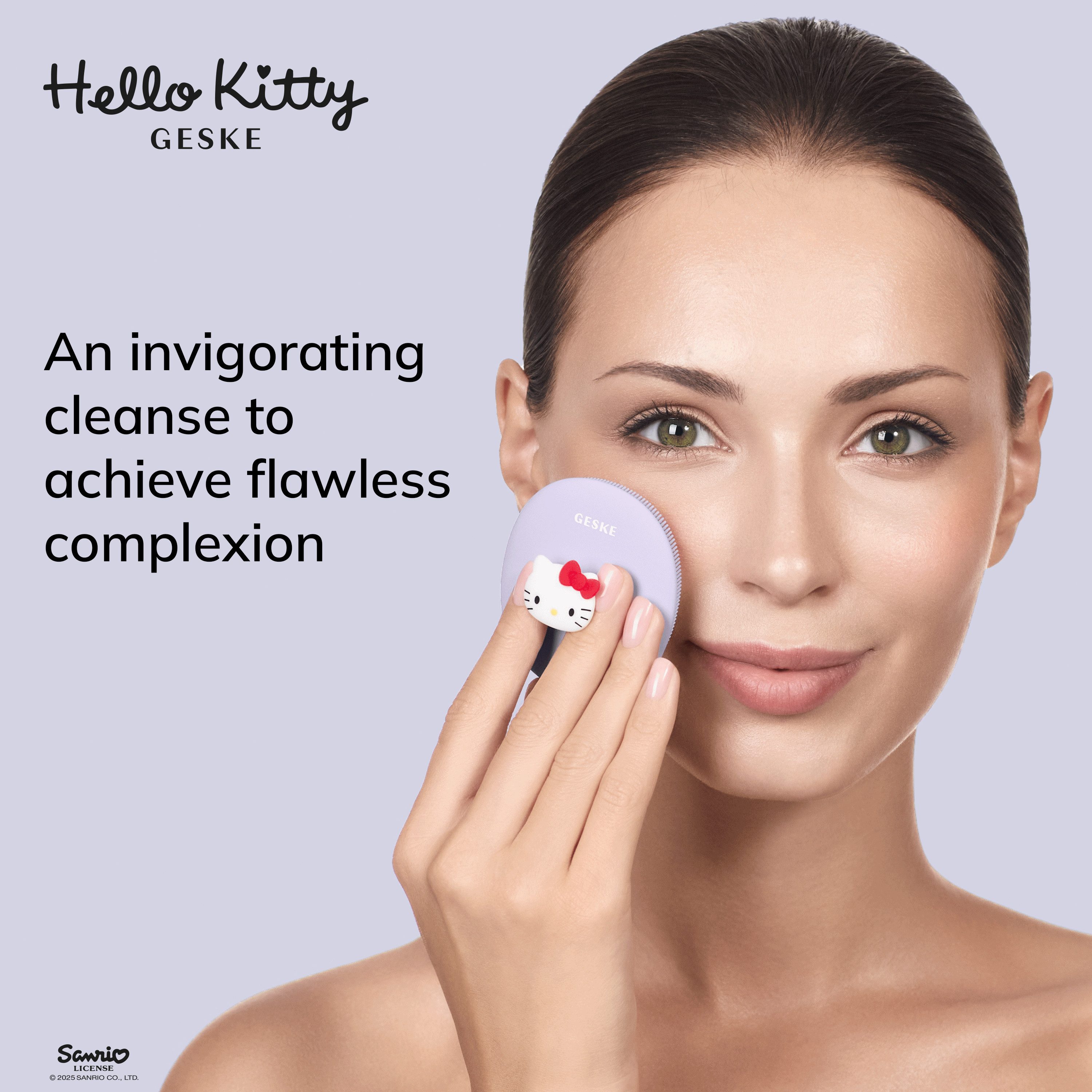GESKE German Beauty Tech Gesichtsreinigungsbürste SmartAppGuided™ Facial Brush 3 in 1, Packung, 1-tlg., inkl. kostenloser APP (SmartAppGuided Device), Mit der GESKE App erhältst Du deine personalisierte Hautpflegeroutine.