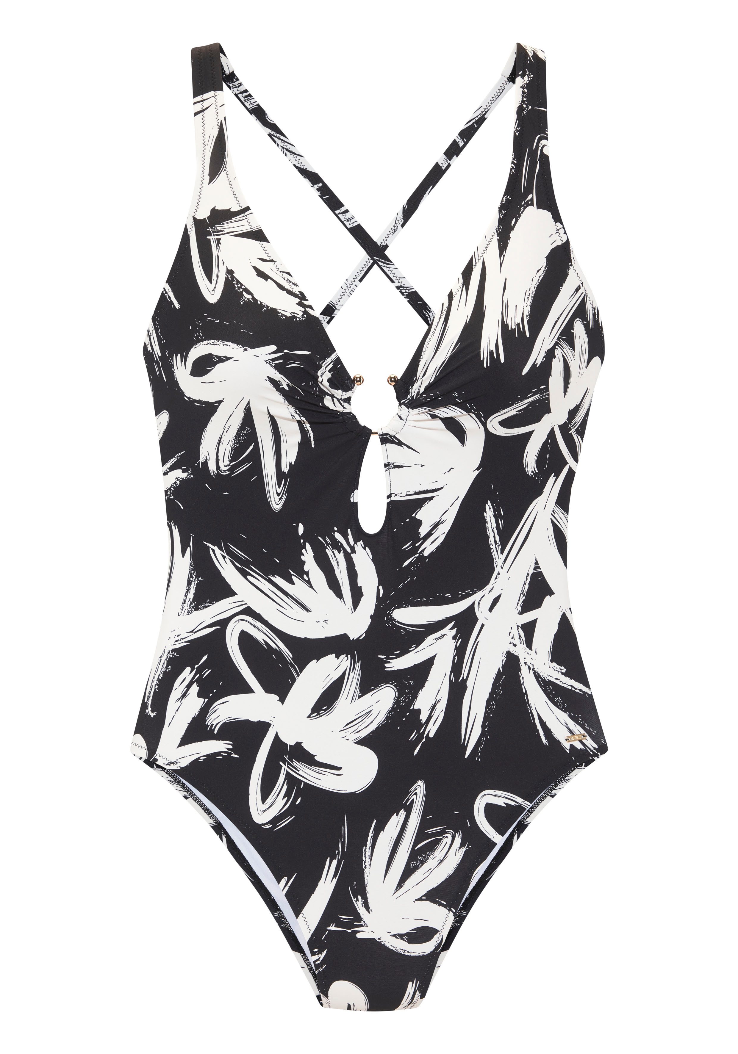 French Connection Badeanzug mit modischem Allover-Print günstig online kaufen