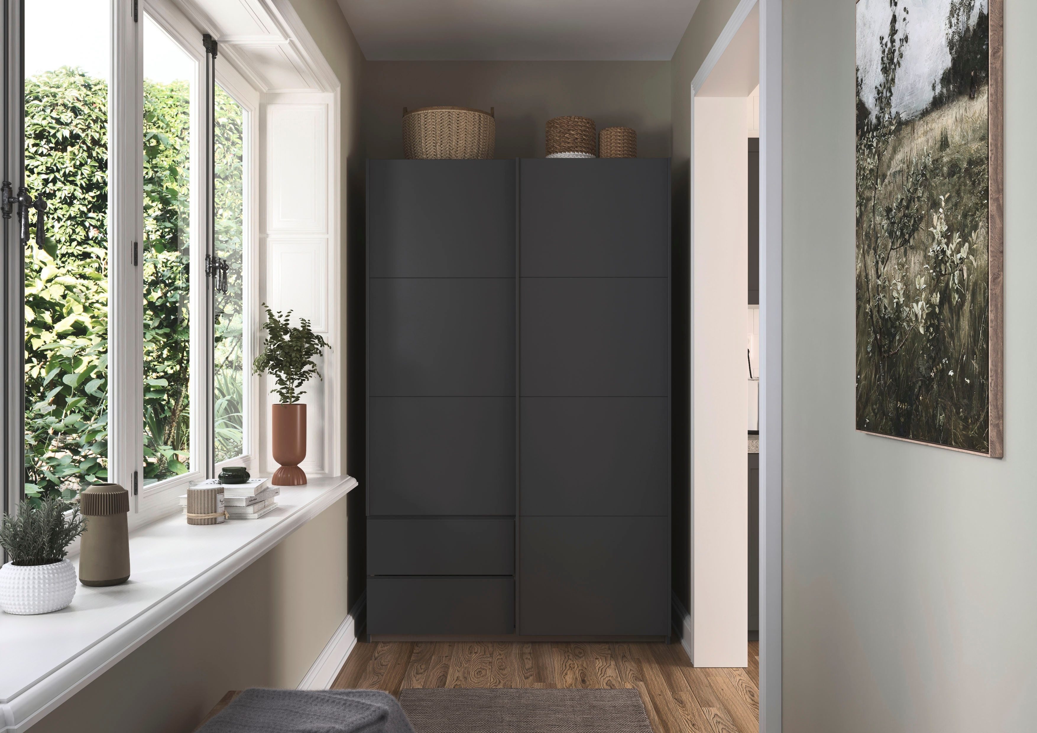 rauch Schwebetürenschrank Kleiderschrank Schrank Garderobe Wäscheschrank günstig online kaufen