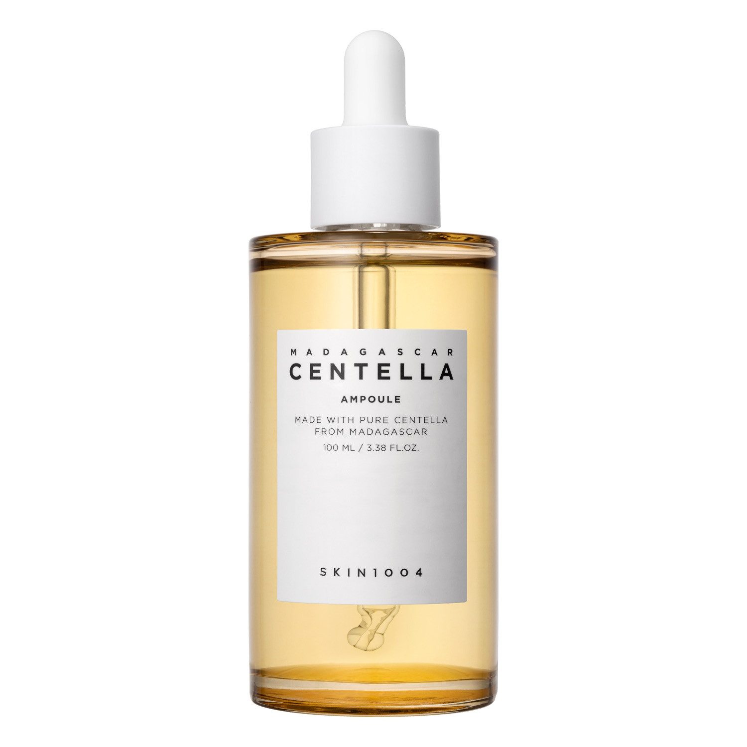 SKIN1004 Gesichtsserum Madagascar Centella Ampoule Einzelprodukt, 100ml, 1-tlg., Hochkonzentriertes Centella-Serum für sichtbare Hautberuhigung