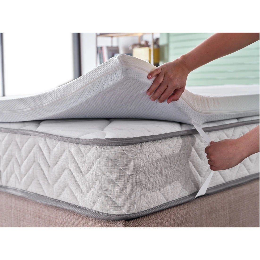 Topper Matratzen Topper Viskoelastischer Matratzentopper Memoryfoam Toppern, ARGAHOME, 5 cm hoch, Matratzentopper für Boxspringmatratzen und Boxspringbetten geeignet, (H2, H3, Visco Memory-Foam, Optimale Druckentlastung, 90x200 100x200 120x200 140x200 160x200), Matratzentopper, Boxspringmatratzen und Boxspringbetten geeignet