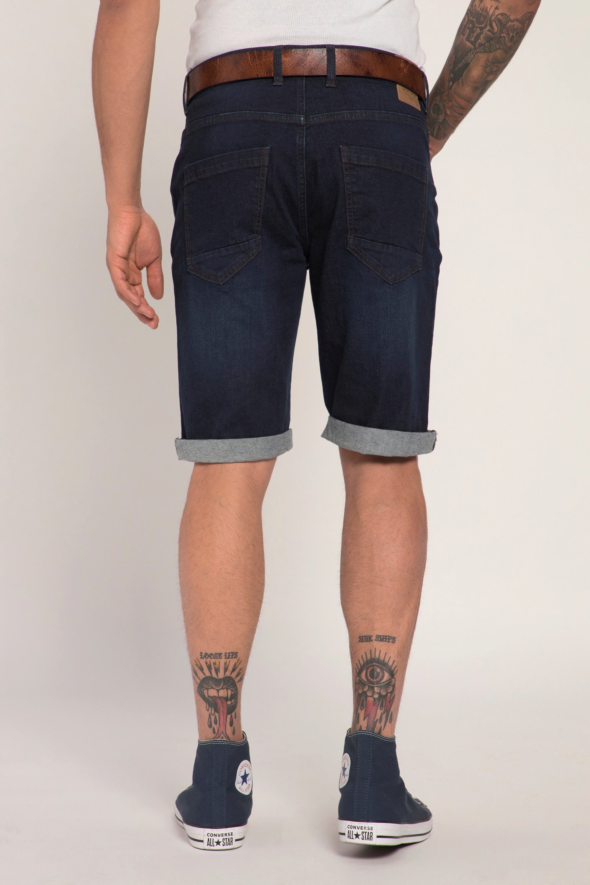 JP1880 Jeansbermudas Bermuda Bauchfit Jeans 5-Pocket High-Stretch