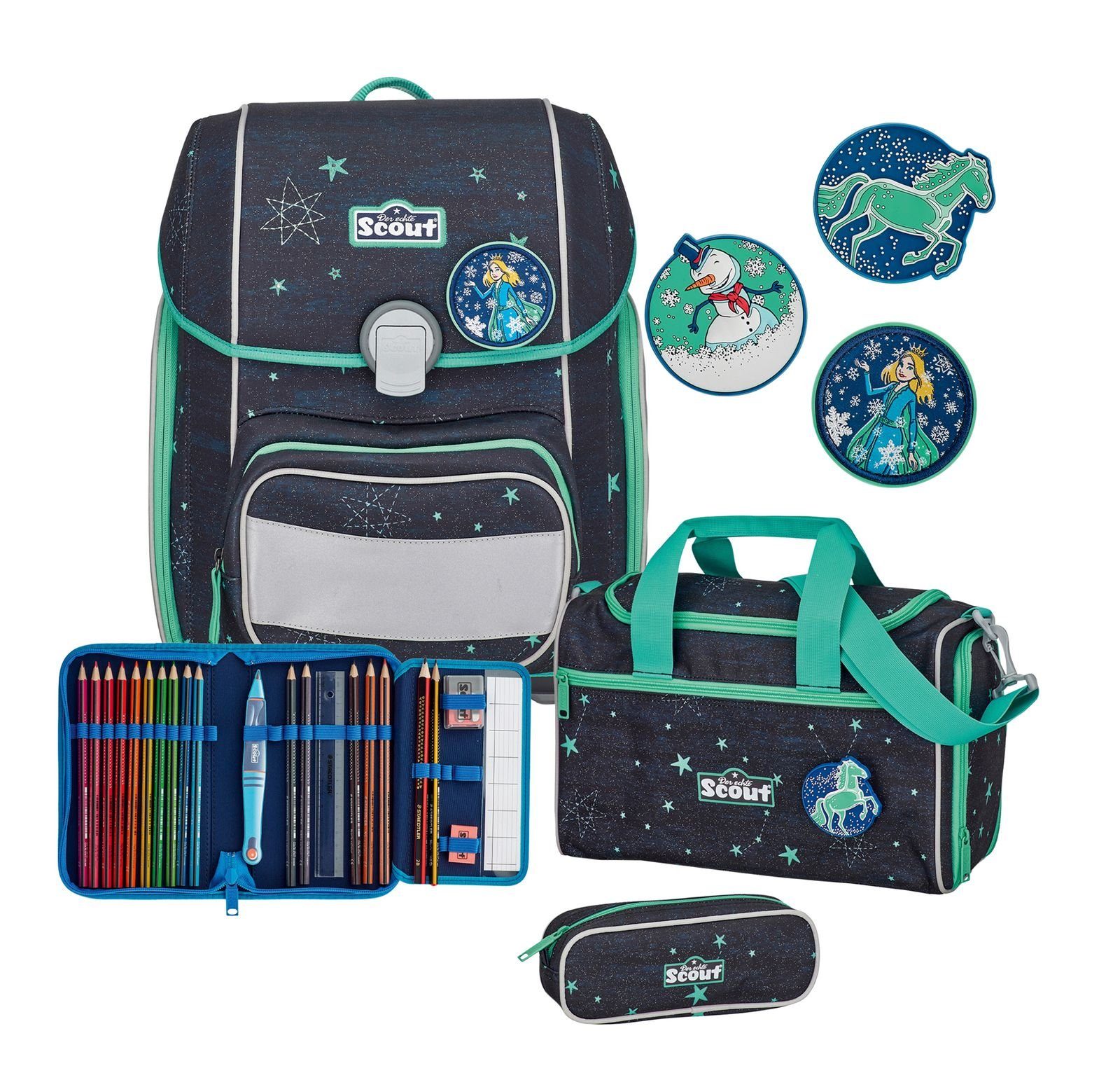 Schulranzen Genius Set 4-teilig