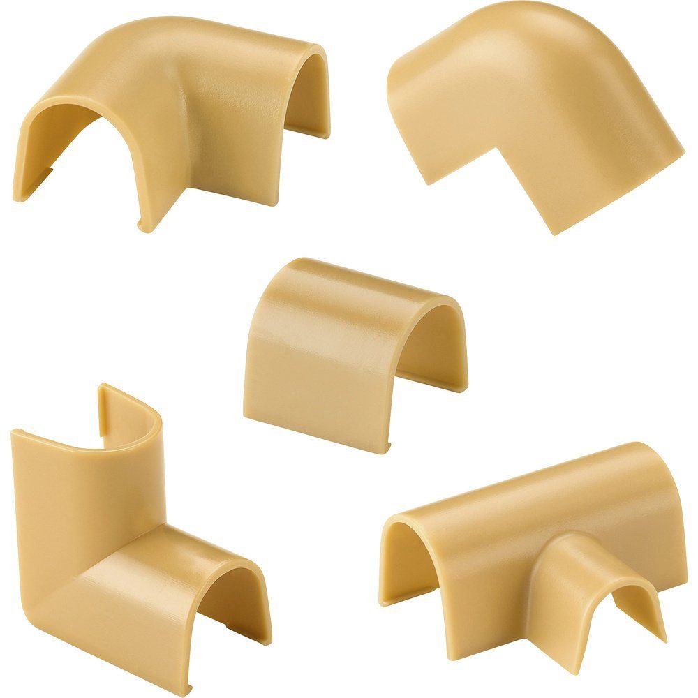 cablefix Kabelkanal cablefix 160708 Verbindungselement Verbindungsstück 1 Set Beige