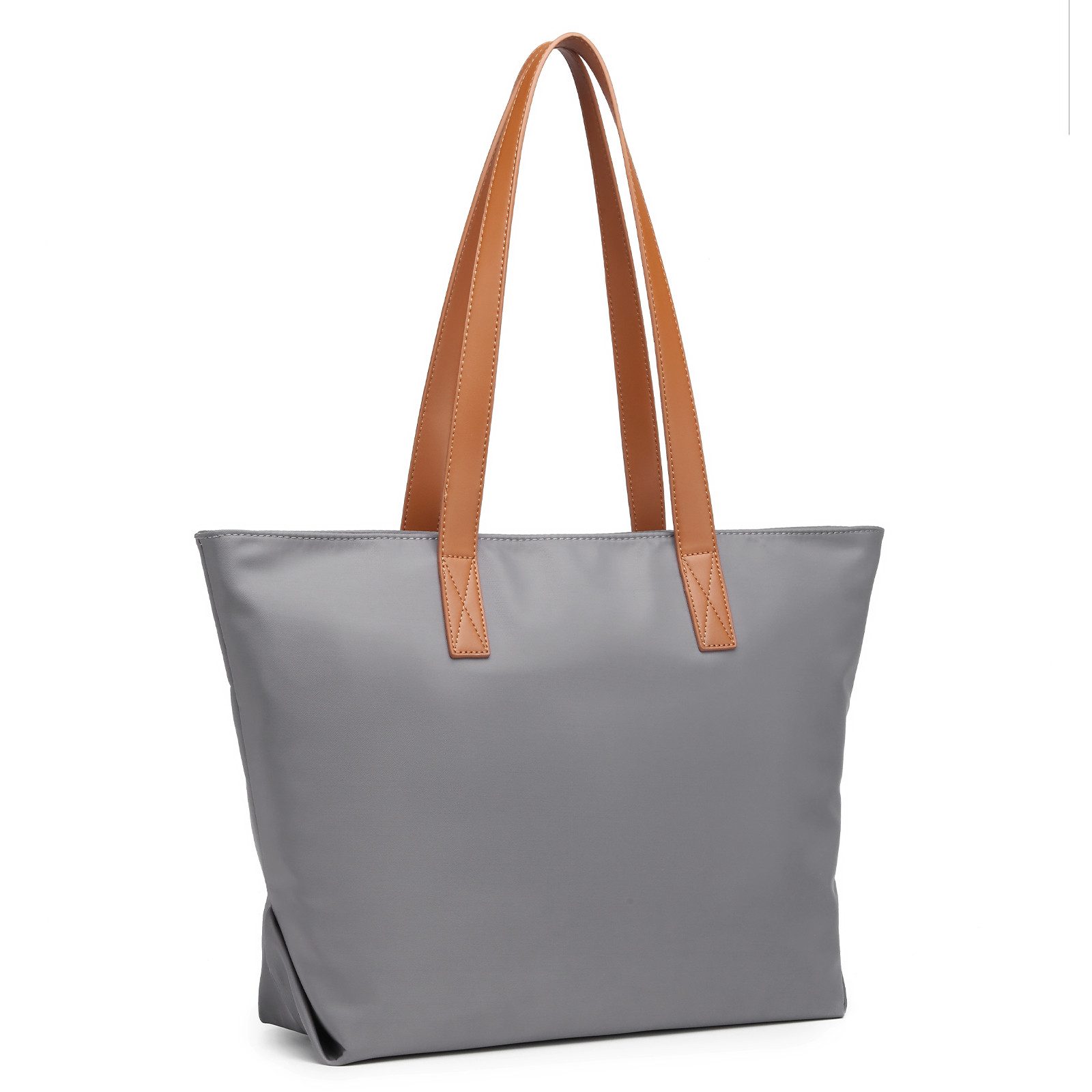Shopper Damen-Shopper – Große wasserdichte Nylon-Tragetasche mit Henkeln