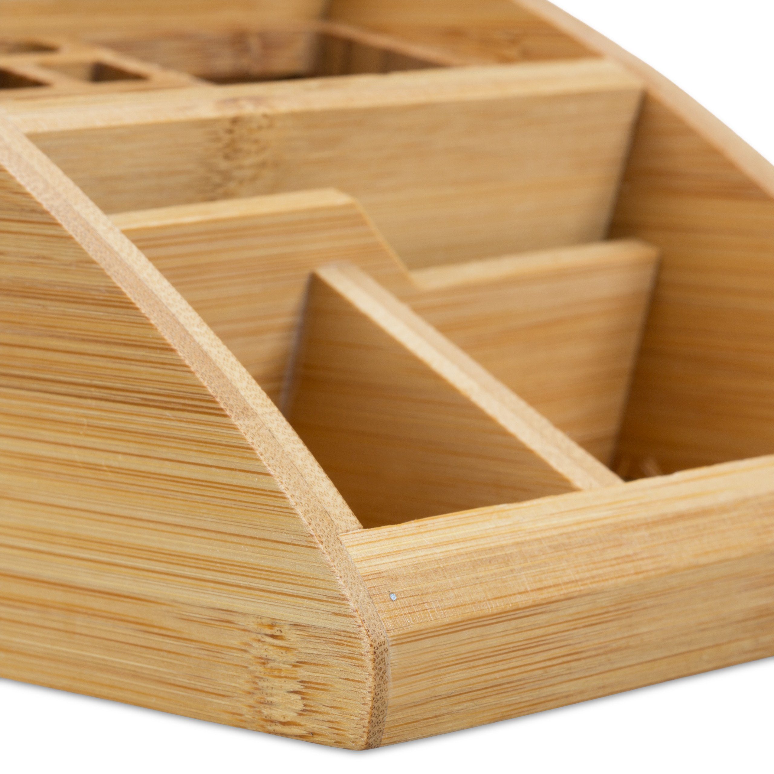 relaxdays Schreibtischaufsatz Schreibtisch Organizer Bambus, (1-St) – Bild 4 von 5