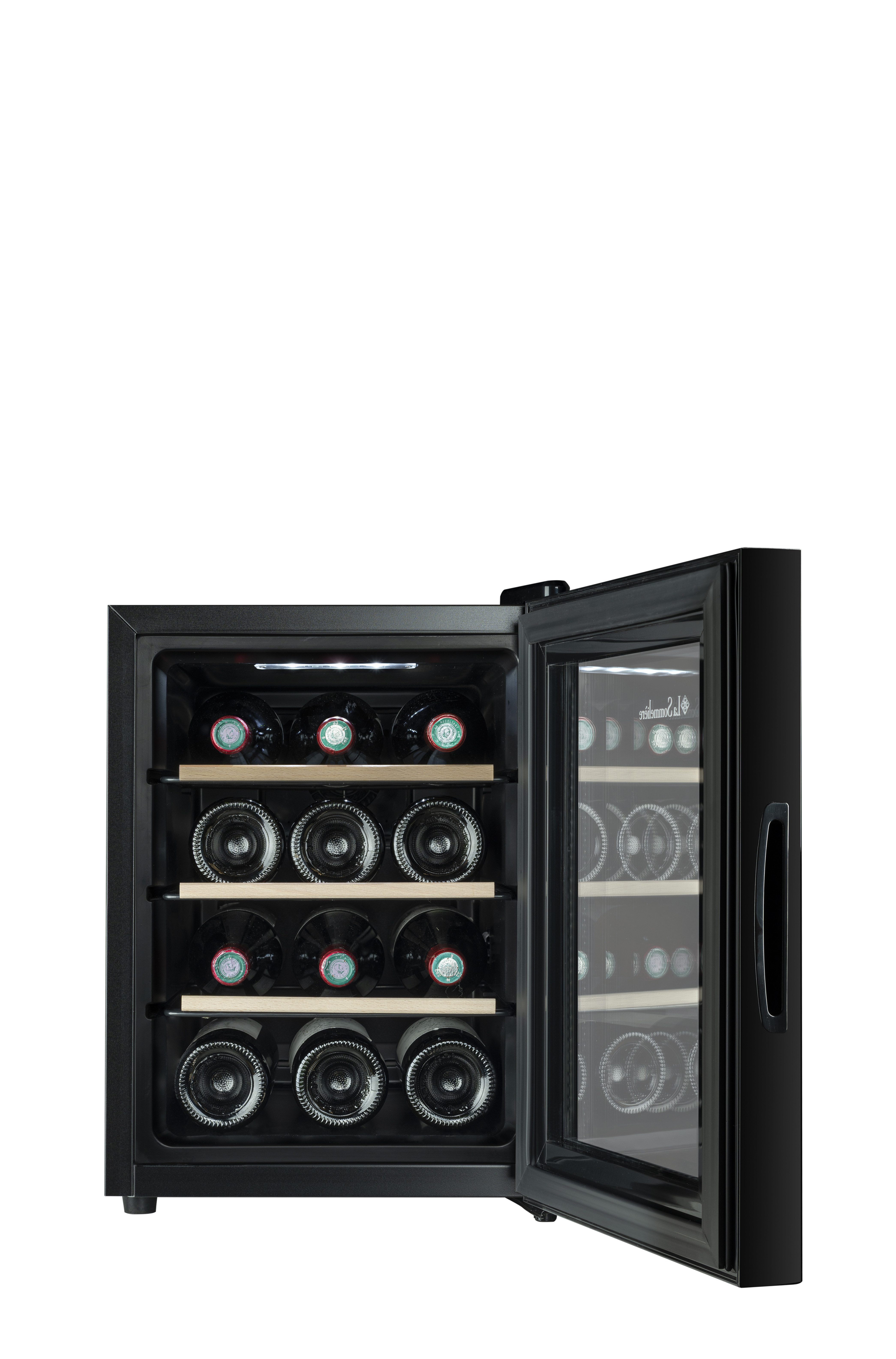 La Sommelière Weintemperierschrank 12SILENCE, für 12 Standardflaschen á 0,75l,Ultra-Leise, freistehend