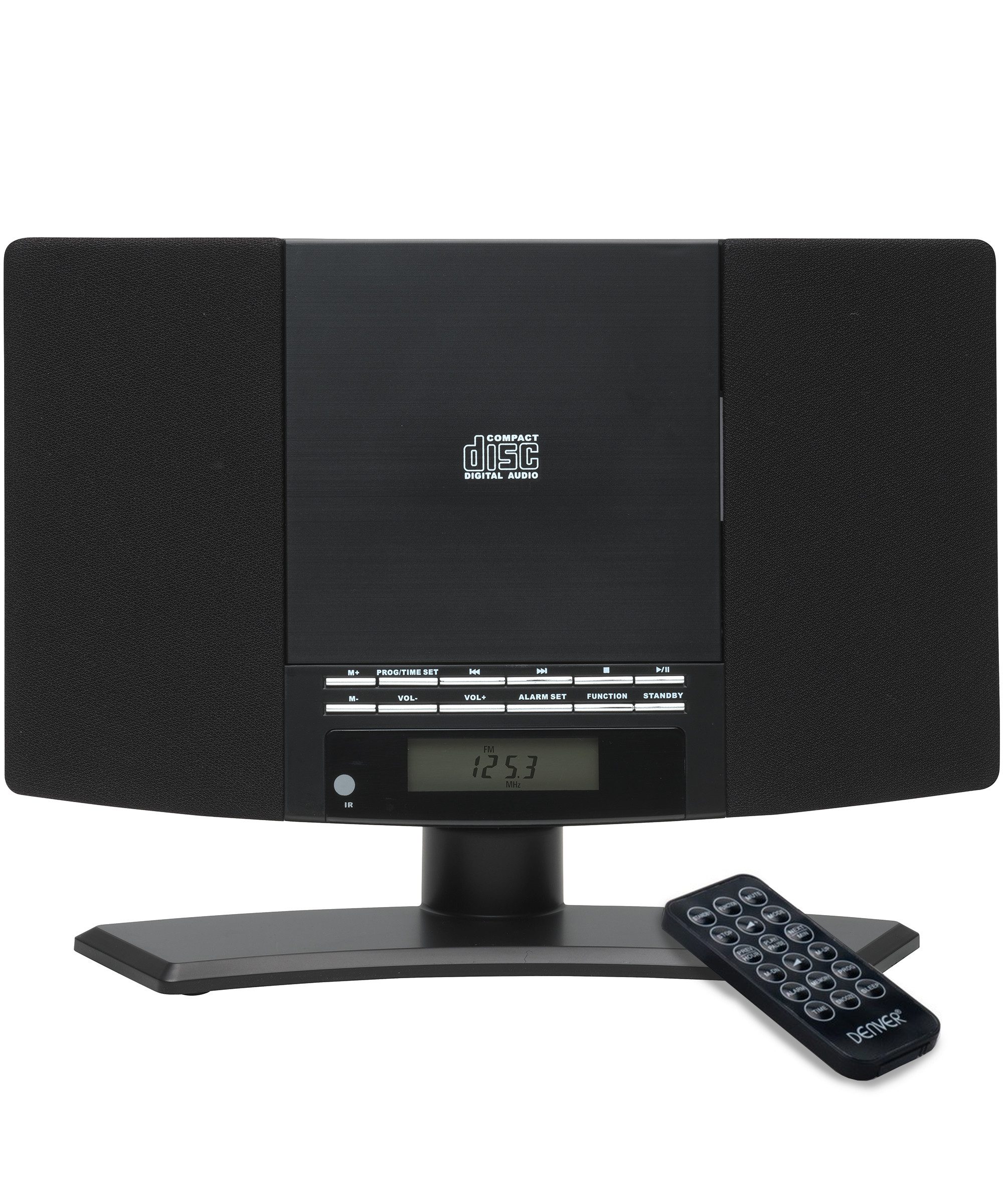 Denver MC-5220B Stereoanlage (FM- Radio, platzsparendes Design, einfache Bedienung)