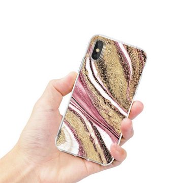 CoolGadget Handyhülle Marmor Slim Case für iPhone XR 6,1 Zoll, Hülle Dünne Silikon Schutzhülle für Apple iPhone XR Hülle
