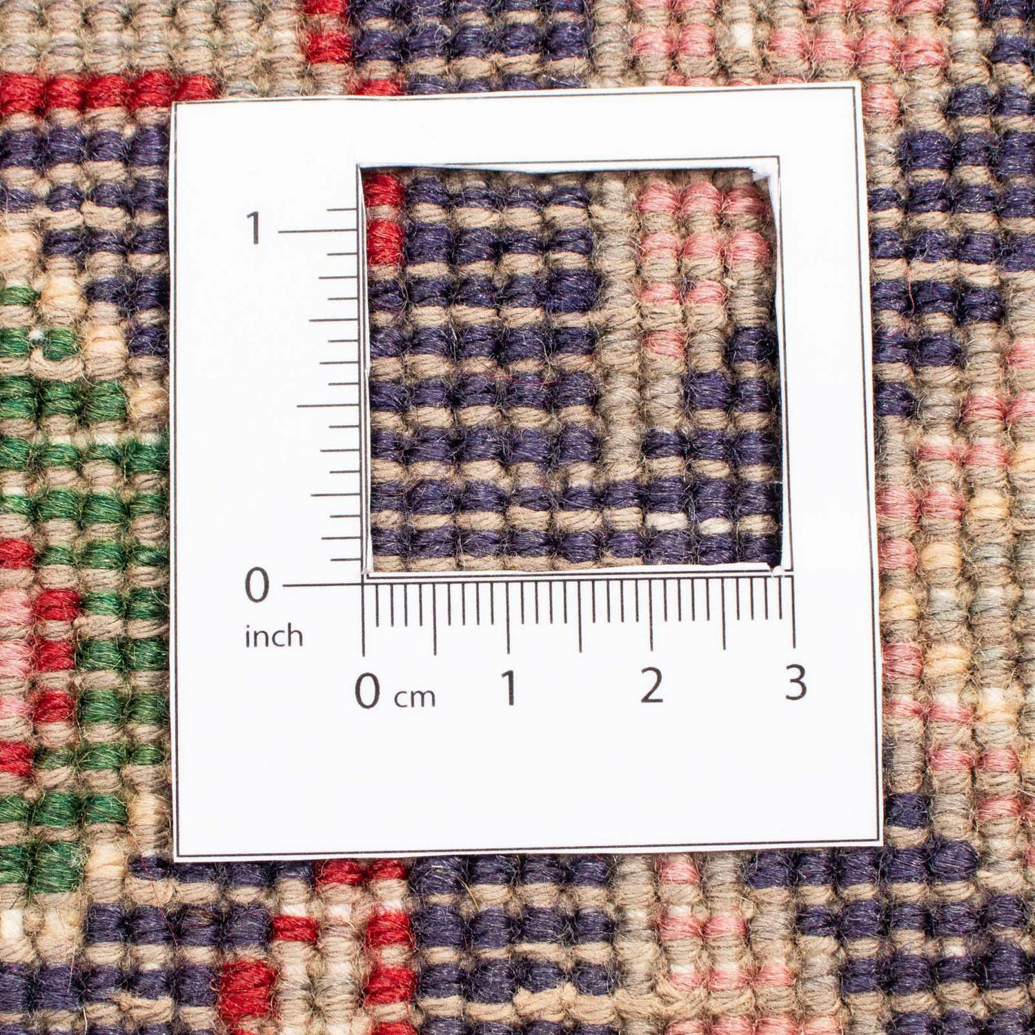 Unikat rechteckig, Wollteppich cm, Rosso mit Höhe: Zertifikat 10 295 Täbriz 198 x morgenland, mm, Medaillon