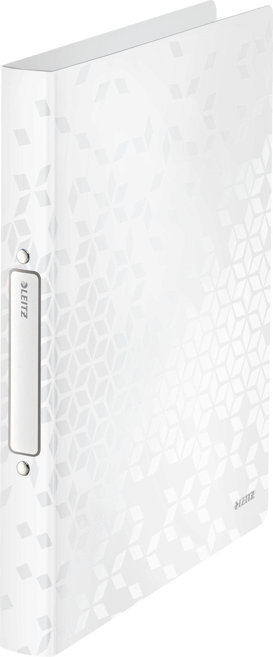 LEITZ Präsentationsordner Ringbuch Wow A4 PP 2 Ringe 25mm weiß