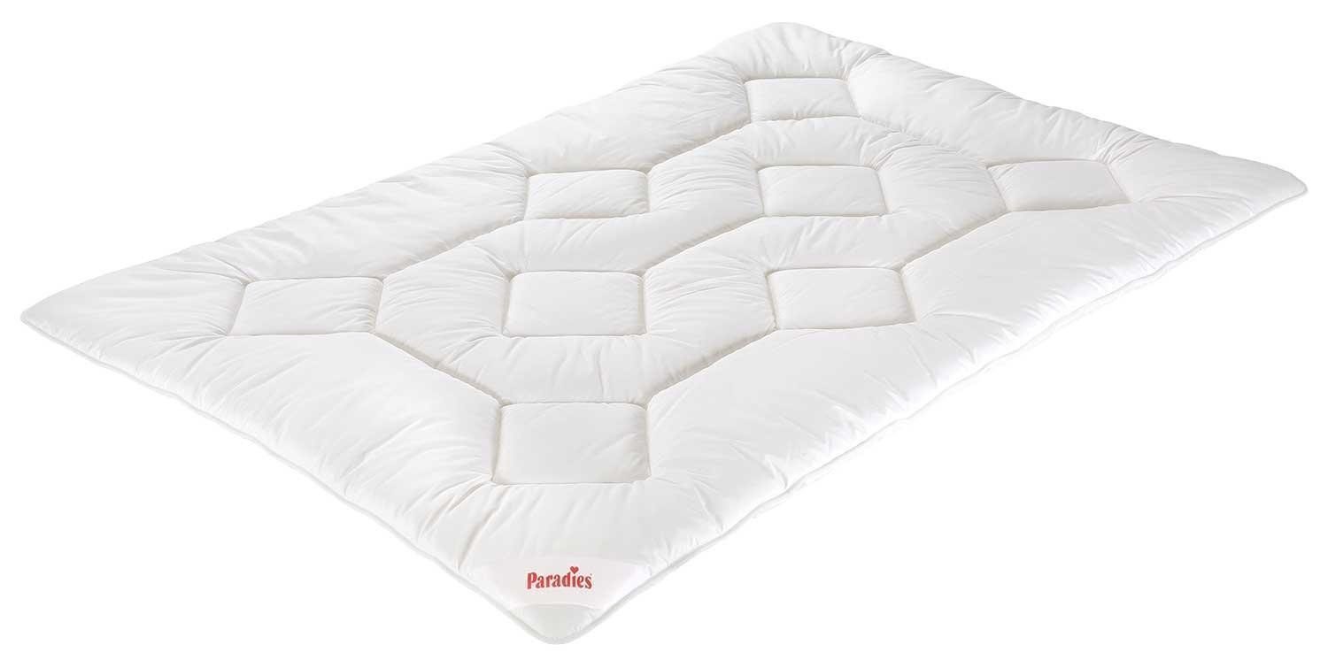 Paradies Baumwollbettdecke SINFONIE BIO MEDIUM WARM, 135 x 200 cm, Füllung: Textilfaser, Bezug: Baumwolle, temperatur- und feuchtigkeitsregulierend, Füllmenge 1010 g