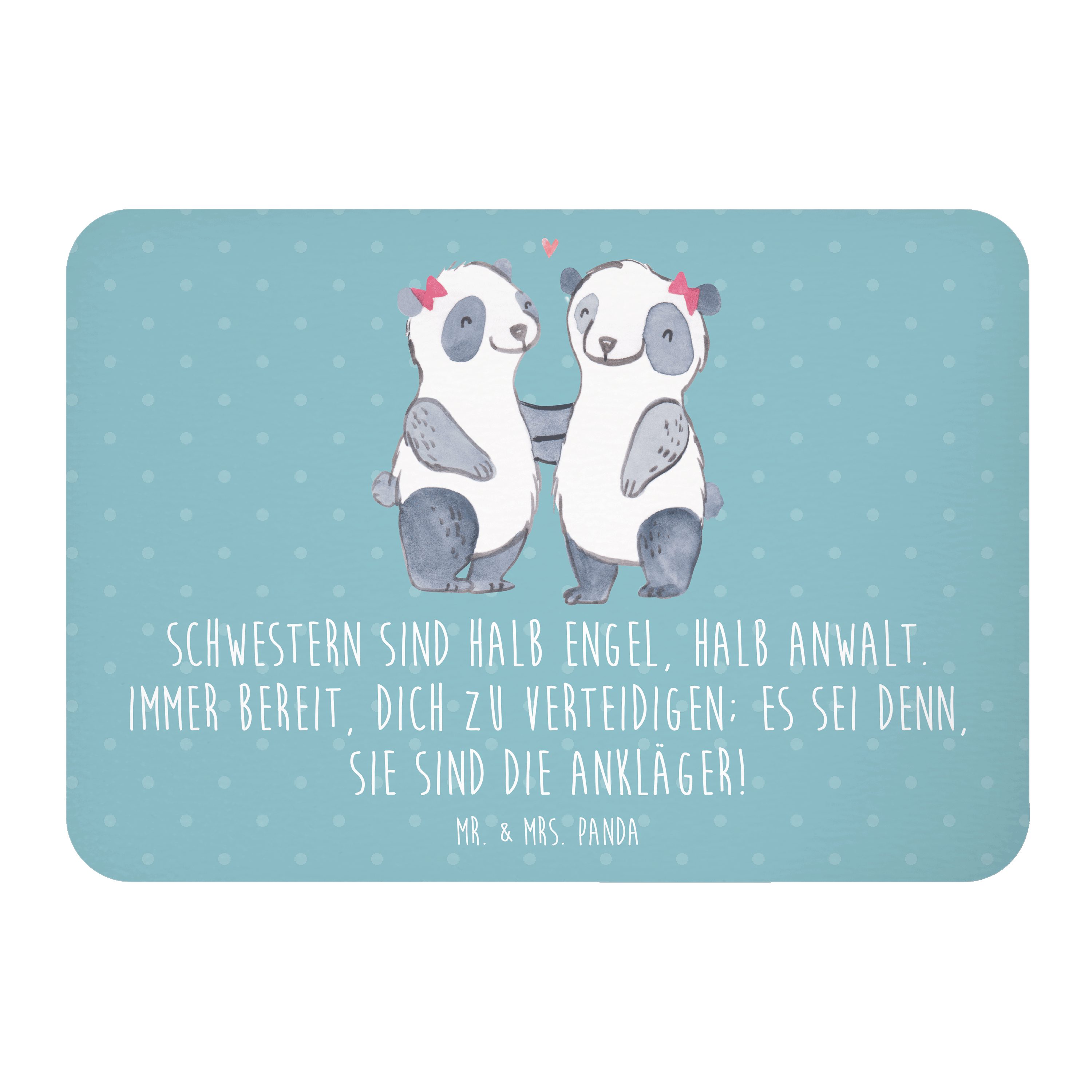 Mr. & Mrs. Panda Magnet Schwesternwunder, magnet, Meeresbrise, Geschenk, familienbeziehung, h (Packung, Schwester Familie Verwandte), Schwester Liebe Verwandte
