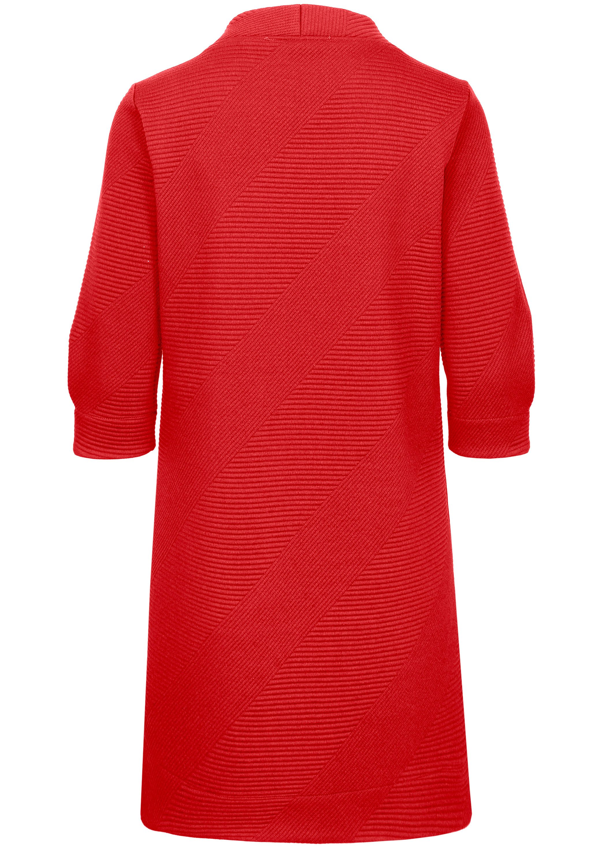 bianca Jerseykleid ALICIA in trendigem Strukturmuster, mit Stehkragen günstig online kaufen