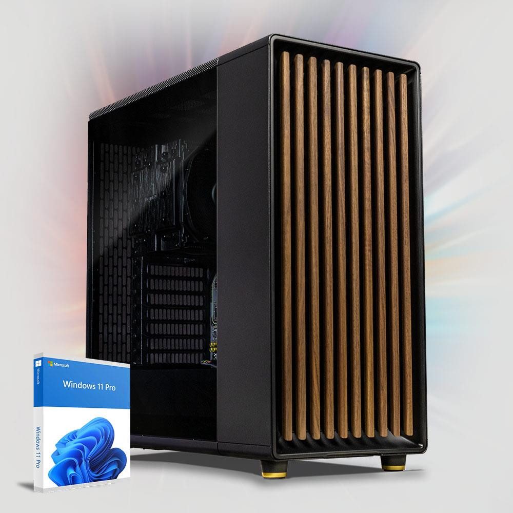 computerwerk LANGLEY B Gaming-PC (AMD Ryzen 5 9600X, RX 9060XT, 16 GB RAM, 0 GB HDD, 1000 GB SSD, CPU-Kühler)