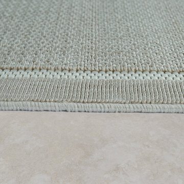 Outdoorteppich Esszimmer Teppich Muster Modern Schlicht Bordüre, Paco Home, Läufer, Höhe: 4 mm
