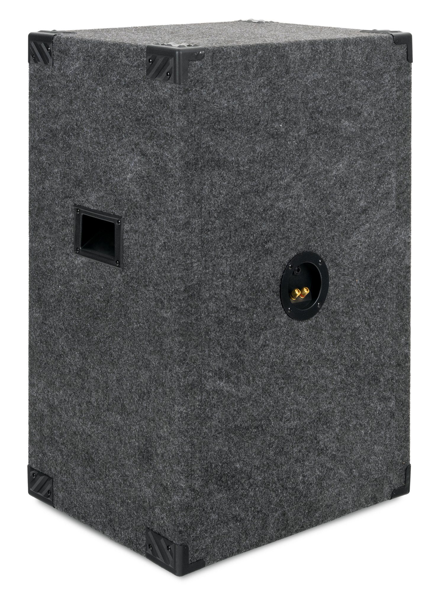 Holzgehäuse (15) (300 Lautsprecher W, Bassreflex-Rohren) mit Lautsprecherbox McGrey Passiv-Speaker mit PA System, 38cm Paar Subwoofer 2-Wege