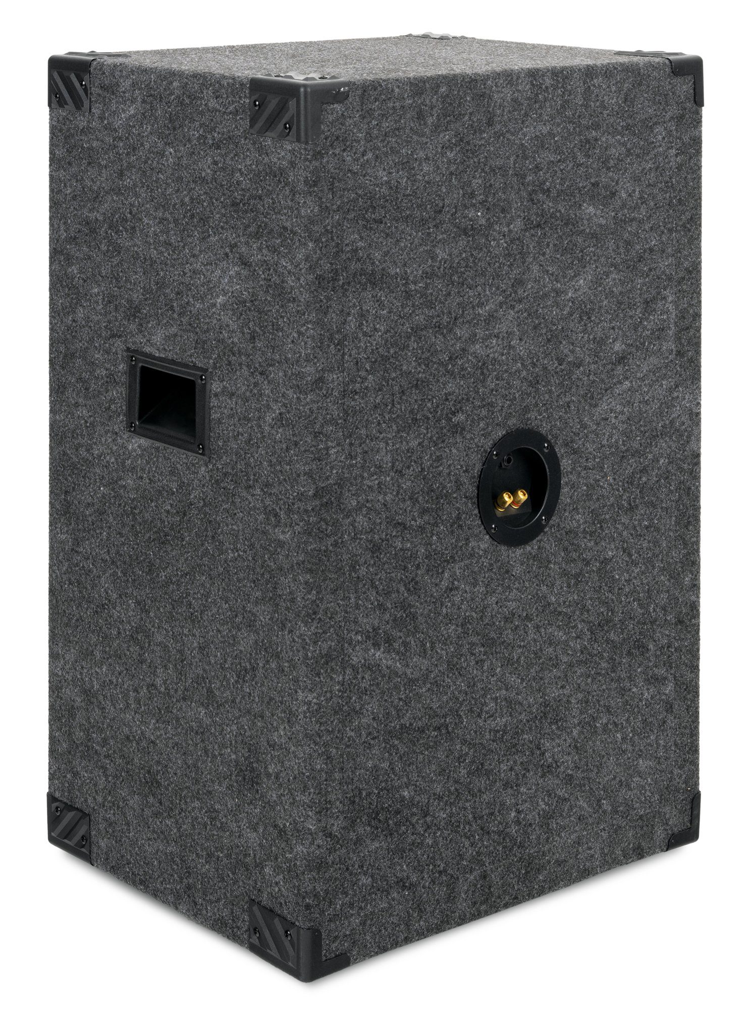 McGrey PA Lautsprecherbox mit 38cm (15) Subwoofer 2-Wege System, Holzgehäuse Lautsprecher (300 W, Paar Passiv-Speaker mit Bassreflex-Rohren)
