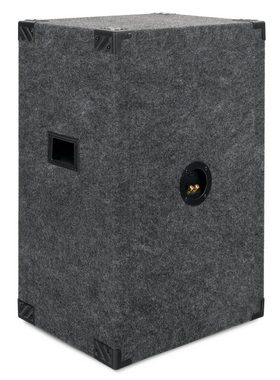 McGrey PA Lautsprecherbox mit 38cm (15) Subwoofer 2-Wege System, Holzgehäuse Lautsprecher (300 W, Paar Passiv-Speaker mit Bassreflex-Rohren)