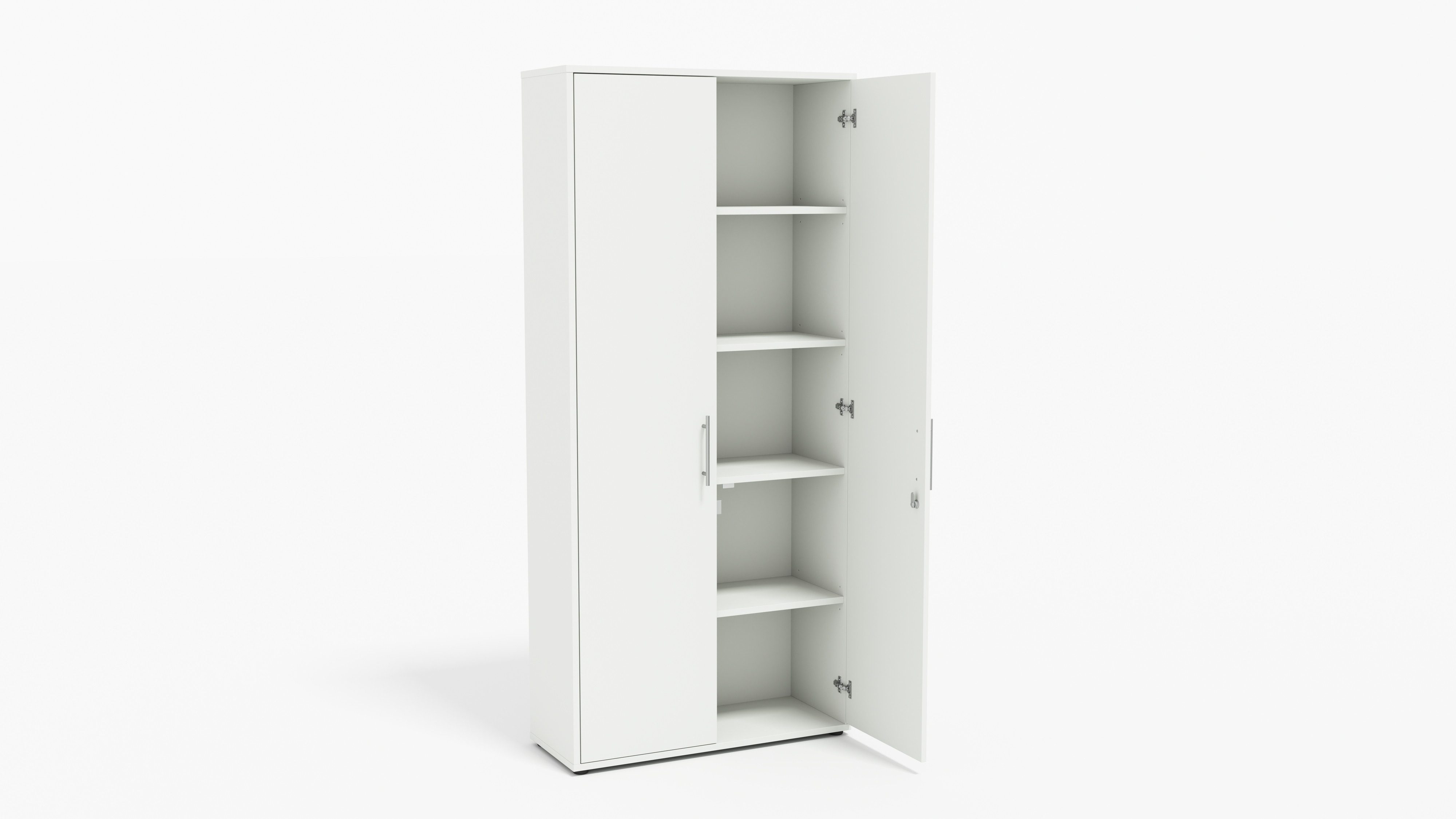 BMG Möbel Aktenschrank Büromöbel Office Edition 10 (Aktenschrank Regal Set, besteht aus 2x Aktenschrank und 1x Regal) mit viel Stauraum, abschließbar – Bild 4 von 5