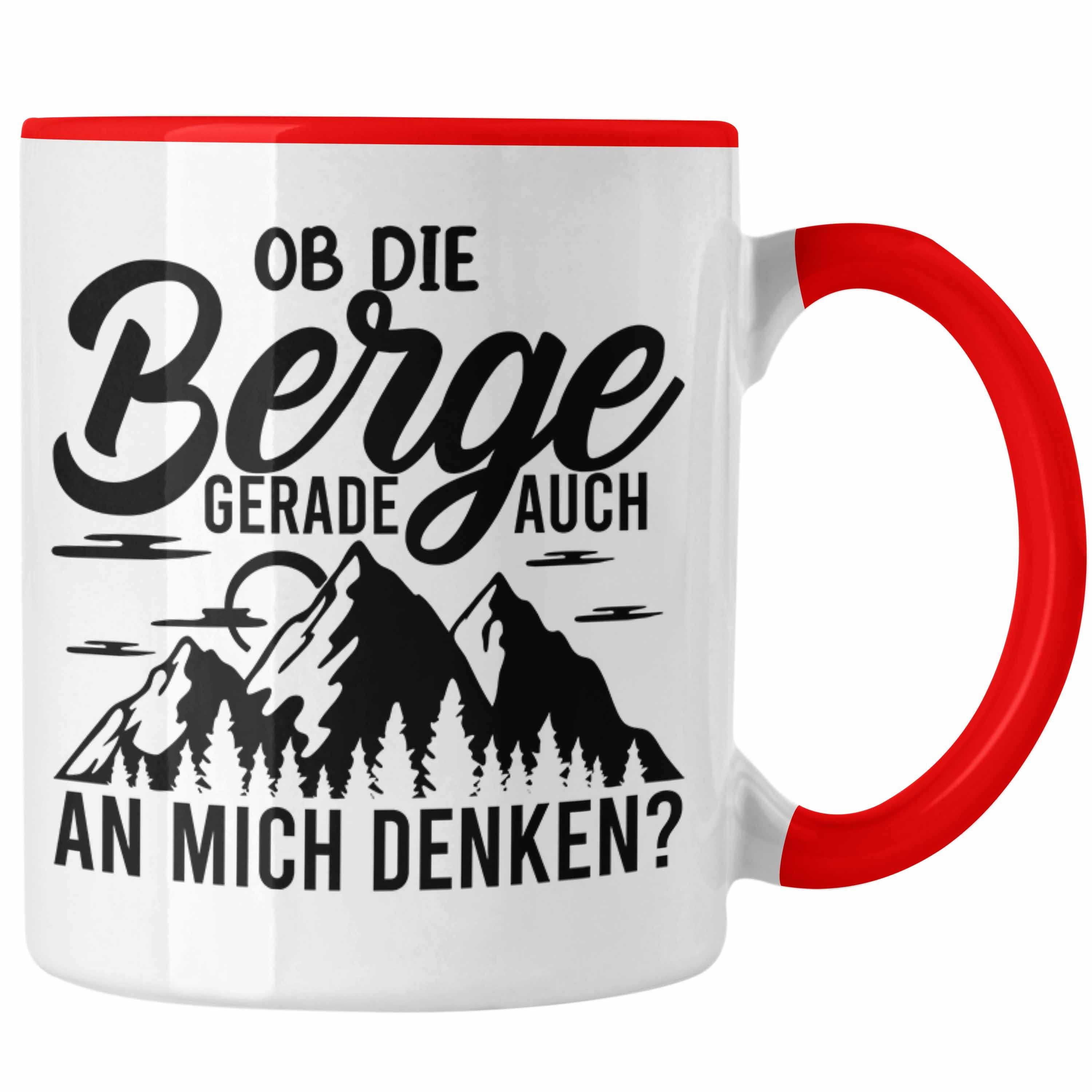 Alpen An Wandern Rot Tasse Mich Berge Trendation Geschenke Geschenkidee Berge Tasse Geschenk - Die Trendation Auch Ob Wanderer Denken