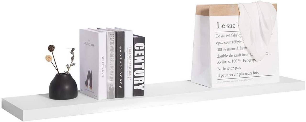 Woltu Wandregal, Wandboard CD DVD Regal Bücherregal Holz Board