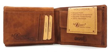 McLean Geldbörse Vintage, echt Leder, mit RFID Schutz