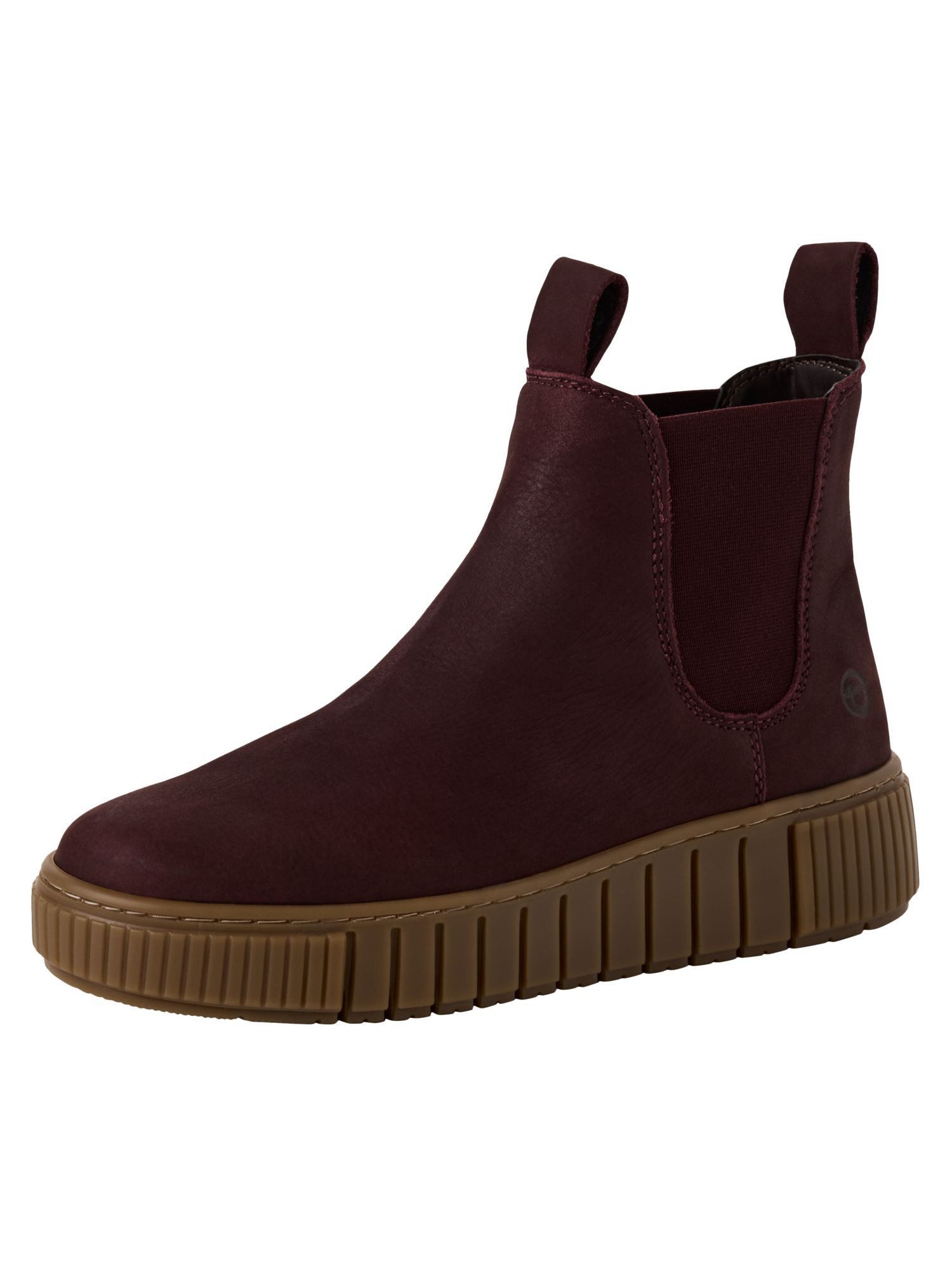 Tamaris COMFORT-Lining, Removable Sock aus Leder Chelseaboots COMFORT-Lining