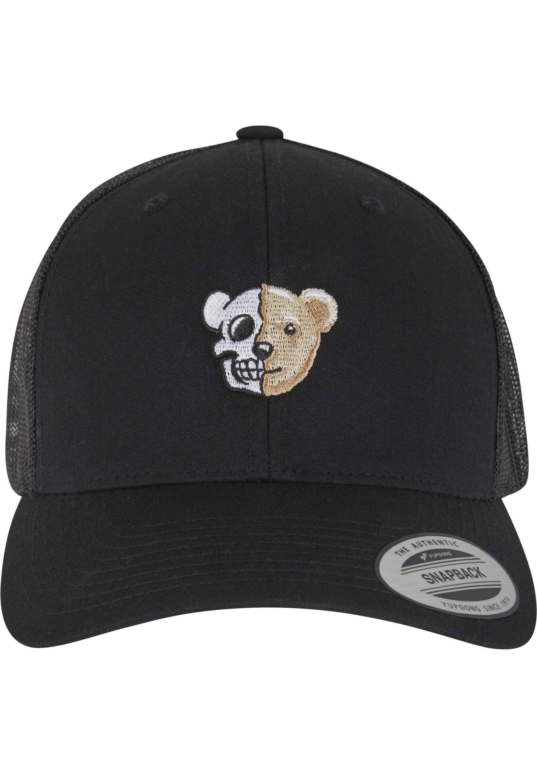 Snapback Cap MisterTee Skull Bear Wooly Combed Cap