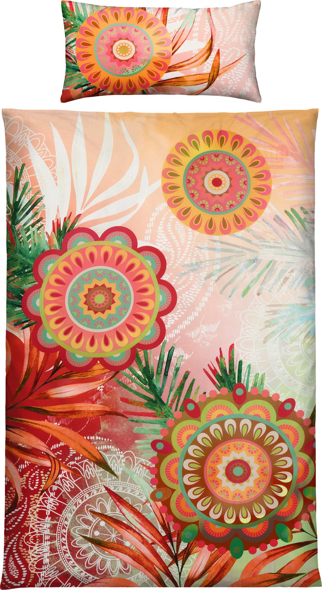 REDBEST Bettwäsche Bettwäsche, Mako-Satin, Satin Ornamente