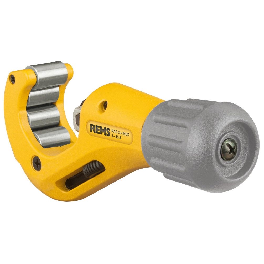 Rems Rohrschneider RAS Cu-Inox 3-35 S Rohrabschneider 113351, Rohrentgrater integriert