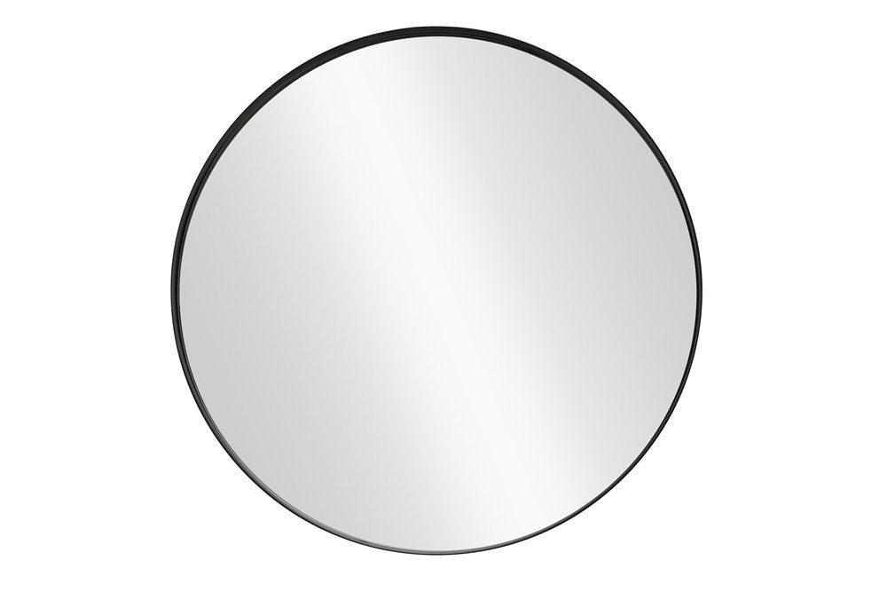 riess-ambiente Wandspiegel PORTRAIT 40cm schwarz – Metallrahmen, rund, Accessoire (Einzelartikel, 1-St), moderner Spiegel mit edlem Schwarz – ideal für Flur oder Ankleide