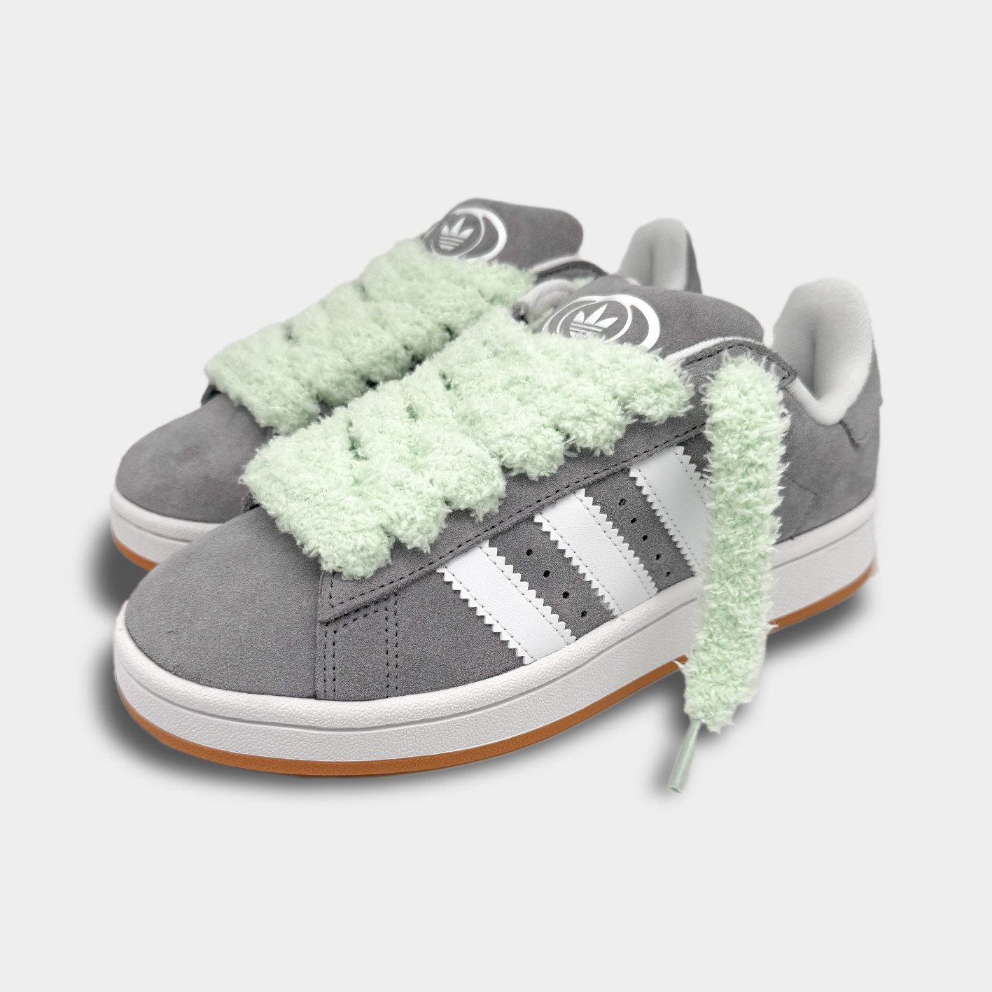 Kicksarchive Schnürsenkel Schnürsenkel Fuzzy Fluffy Laces Campus 00s Air Force Laces 15mm breit, Sneaker Schnürsenkel 120cm, 140cm