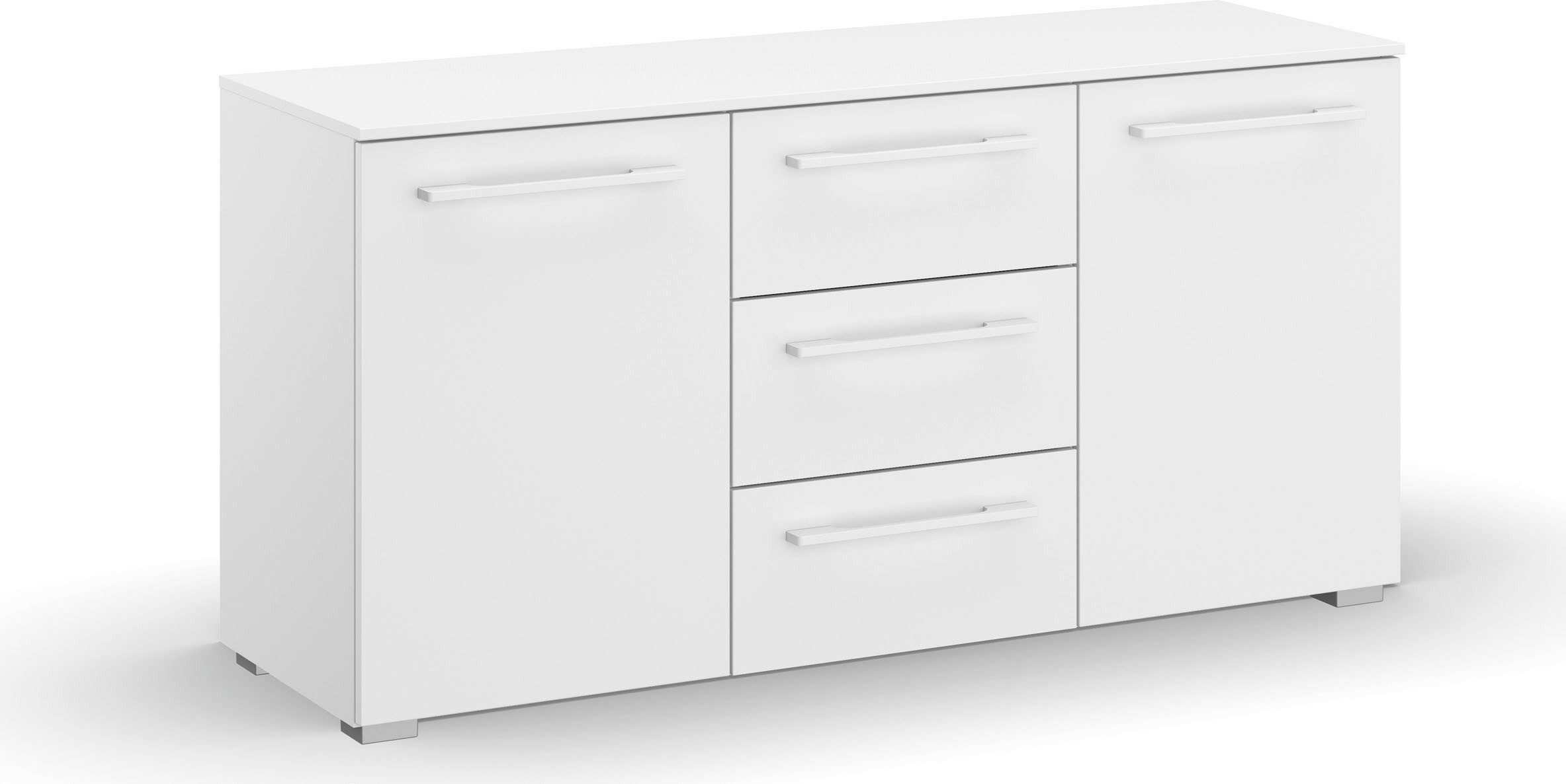 rauch Kombikommode Kommode Sideboard Wäscheschrank Schrank SKAT PURE (inkl. SOFT-CLOSE-FUNKTION), mit 1 Tür und 4 Schubladen in puristischem Design MADE IN GERMANY