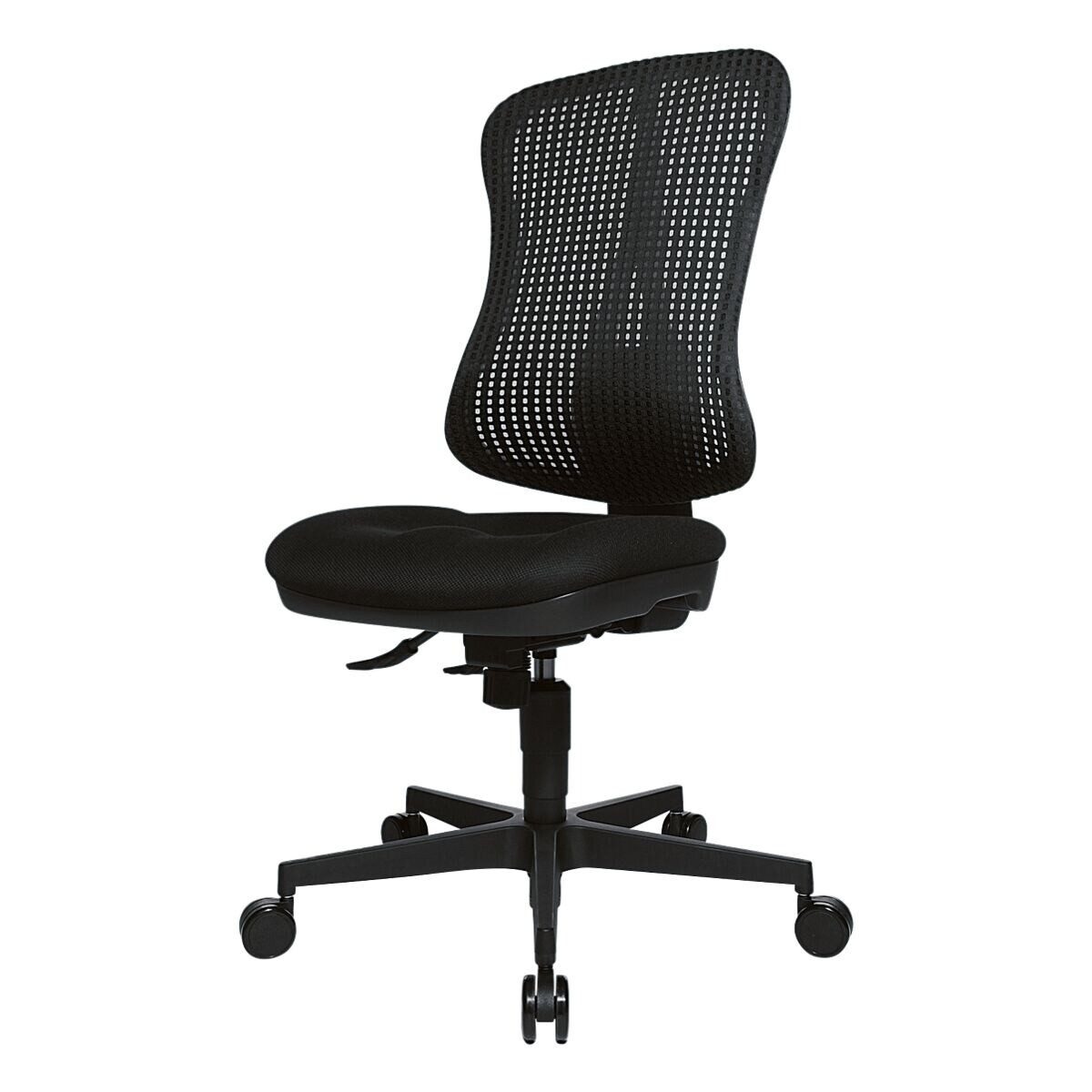 TOPSTAR Schreibtischstuhl Headpoint SY, Muldensitz, Punkt-Synchronmechanik, Netzrückenlehne, (ohne Armlehnen)
