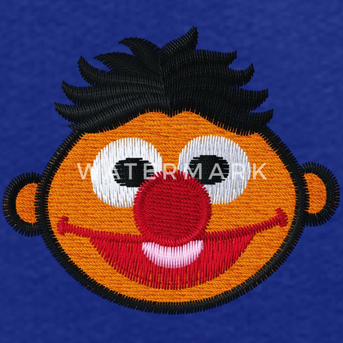 Spreadshirt Hoodie Sesamstraße Ernie Als Stickmotiv Kinder Premium Hoodie (1-tlg)