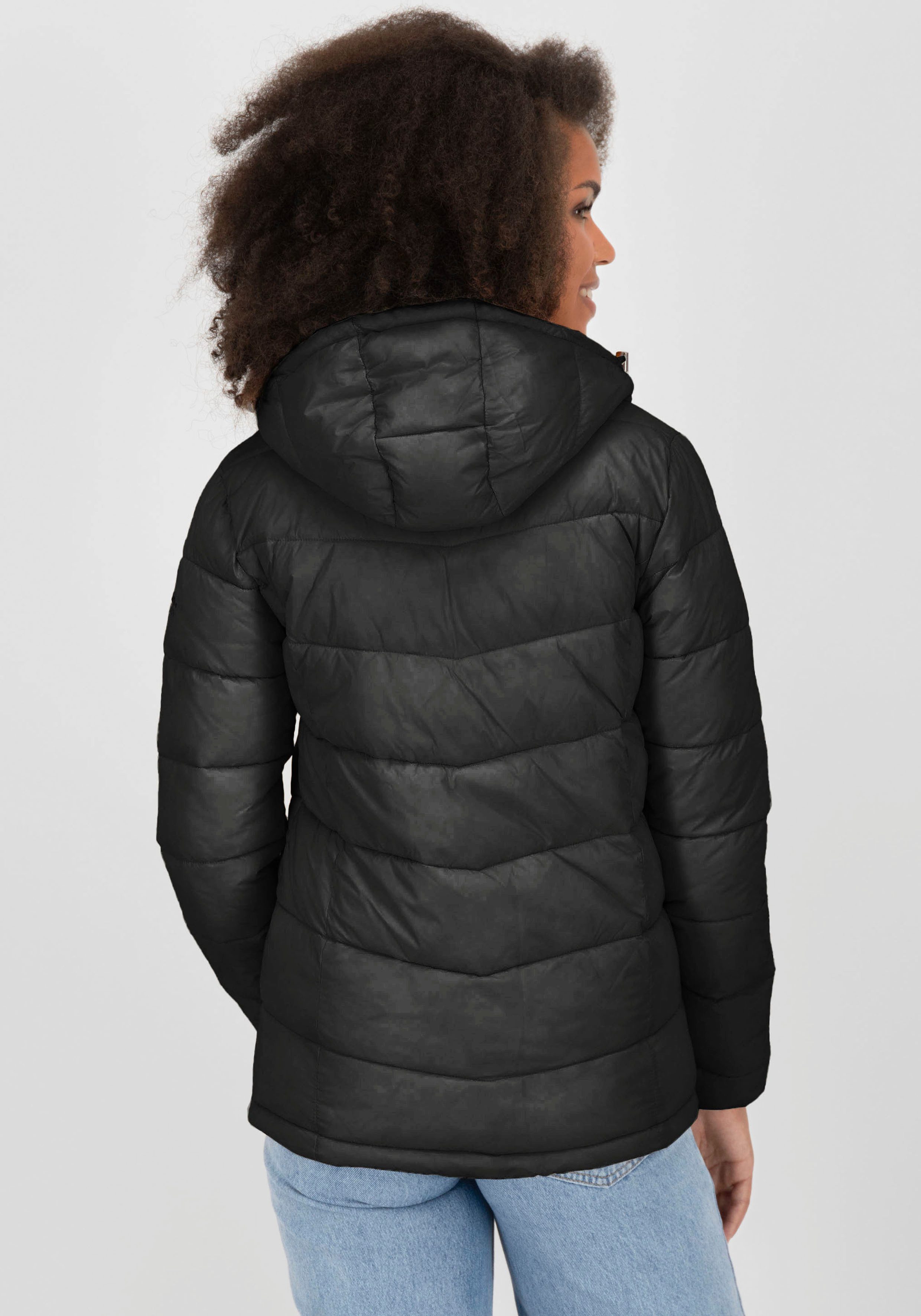 Alife & Kickin Steppjacke AndriaAK leichte, taillierte Übergangsjacke mit breiter Steppung und Kapuze – Bild 3 von 5