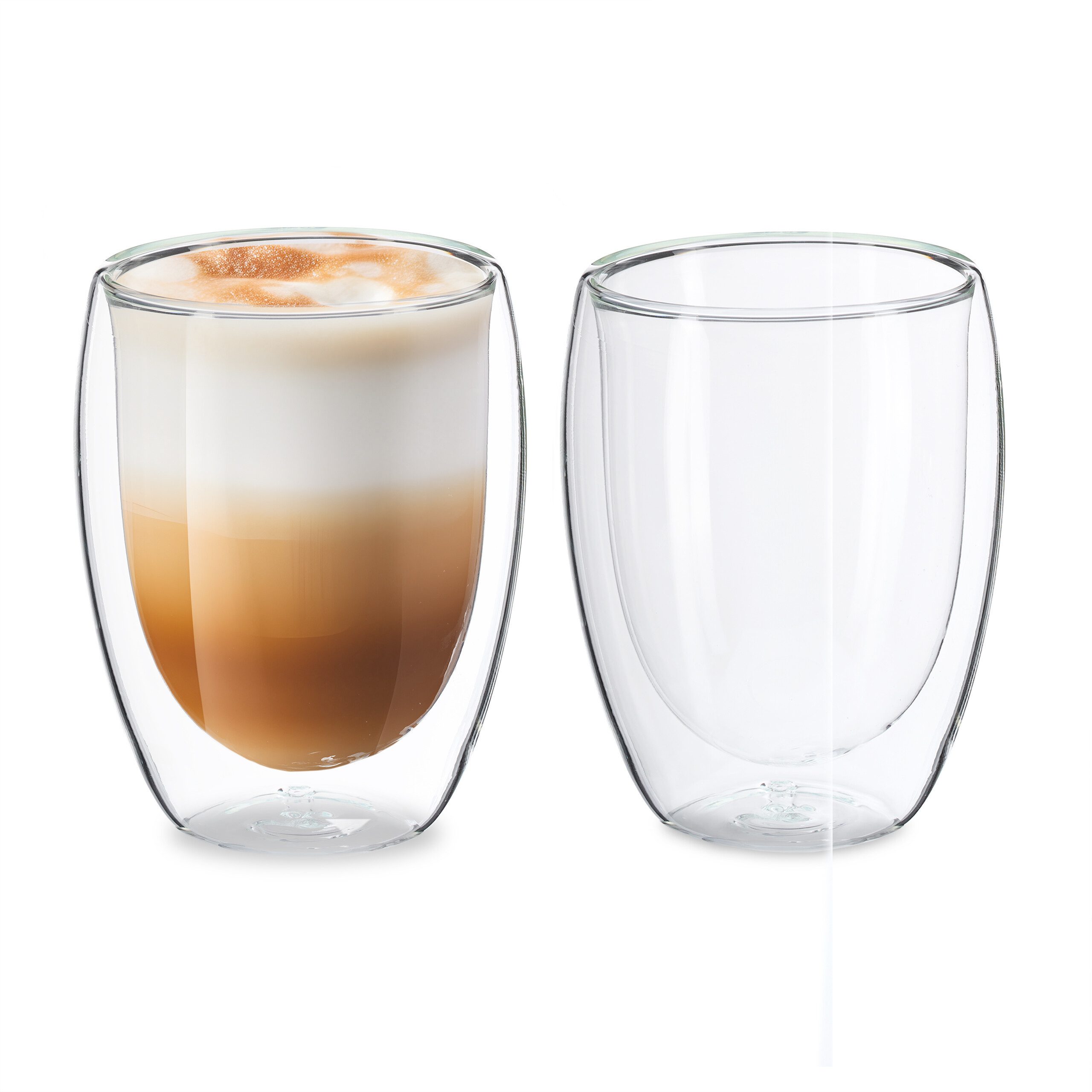 Gläser-Set Latte Macchiato Gläser 350 ml