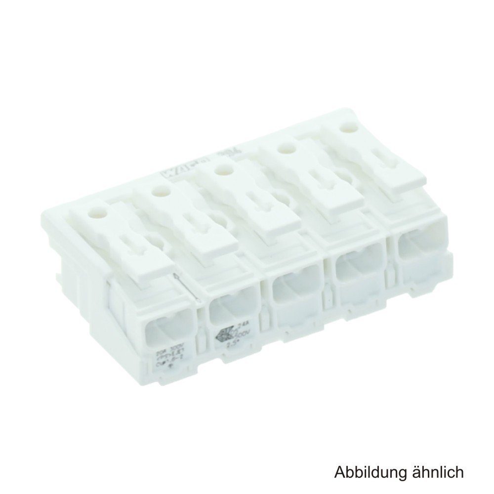 WAGO Wago Leuchtenanschlussklemme 5-polig, weiß, 294-4005 Audio- & Video-Kabel