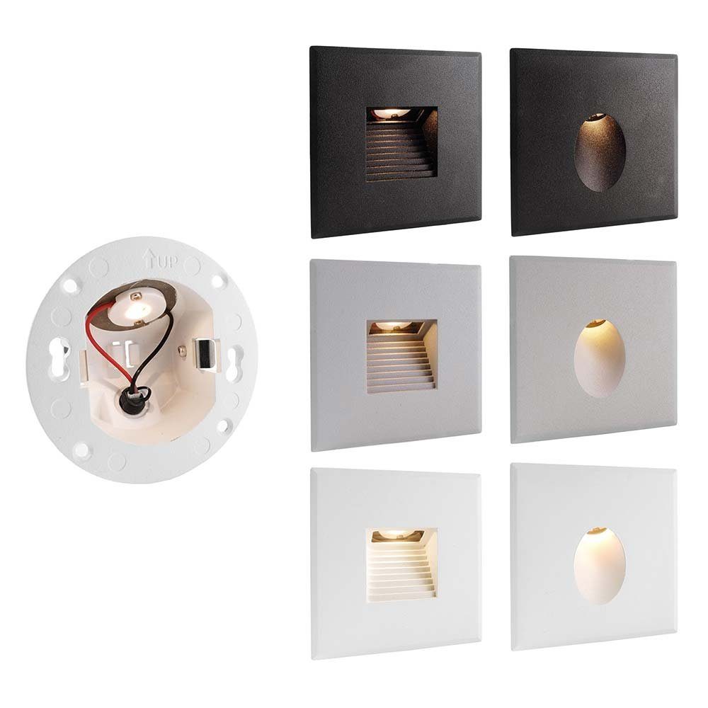 Licht-Trend Einbauleuchte LED-Wandeinbaustrahler Steps 230lm Modul für 68mm Dose (Base), Warmweiß