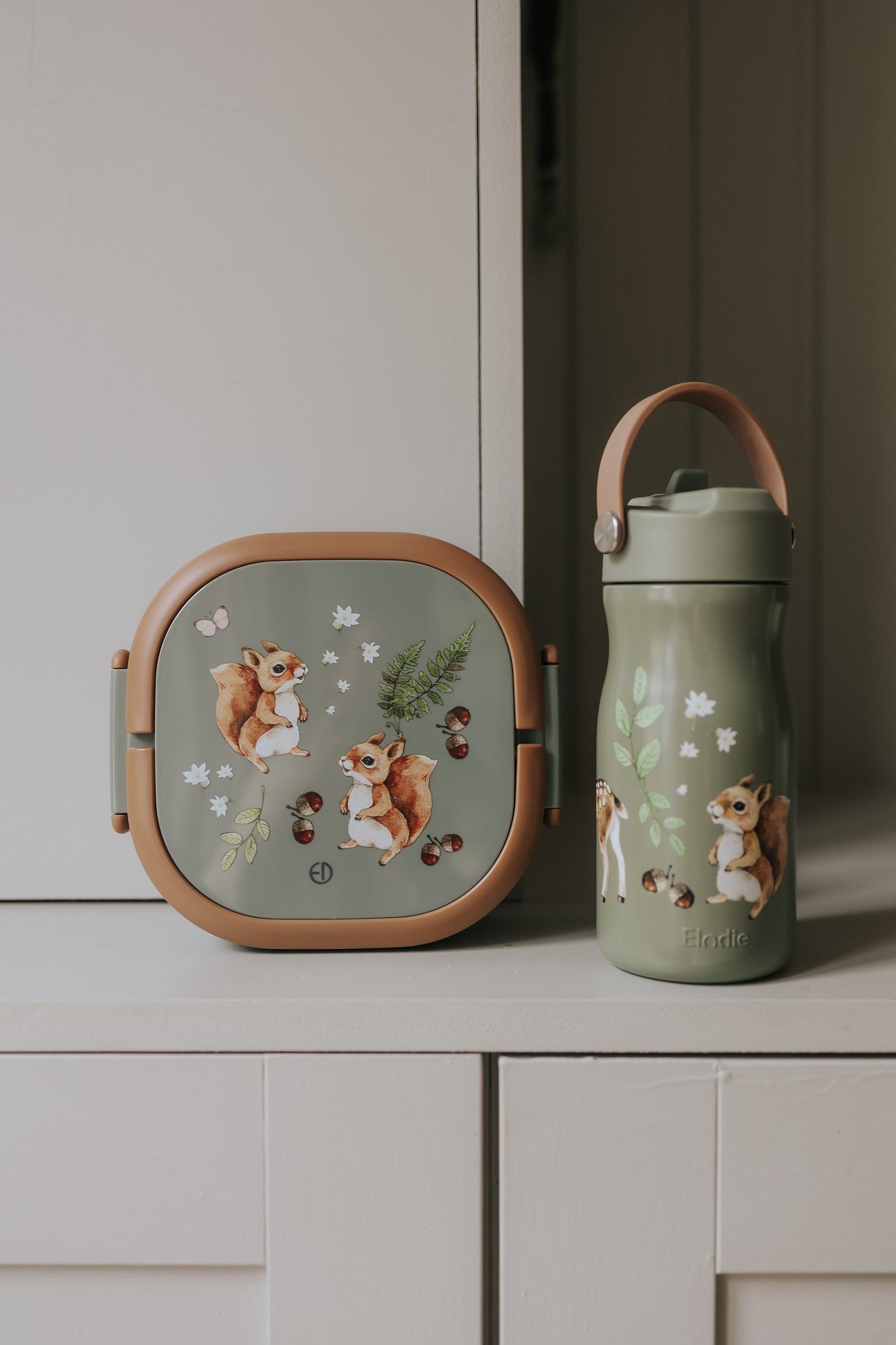 Elodie Lunchbox Elodie Details - Lunch Brotbox - Chipmunk Darling - 17x18,5x7 cm, Kunststoff – Bild 5 von 5