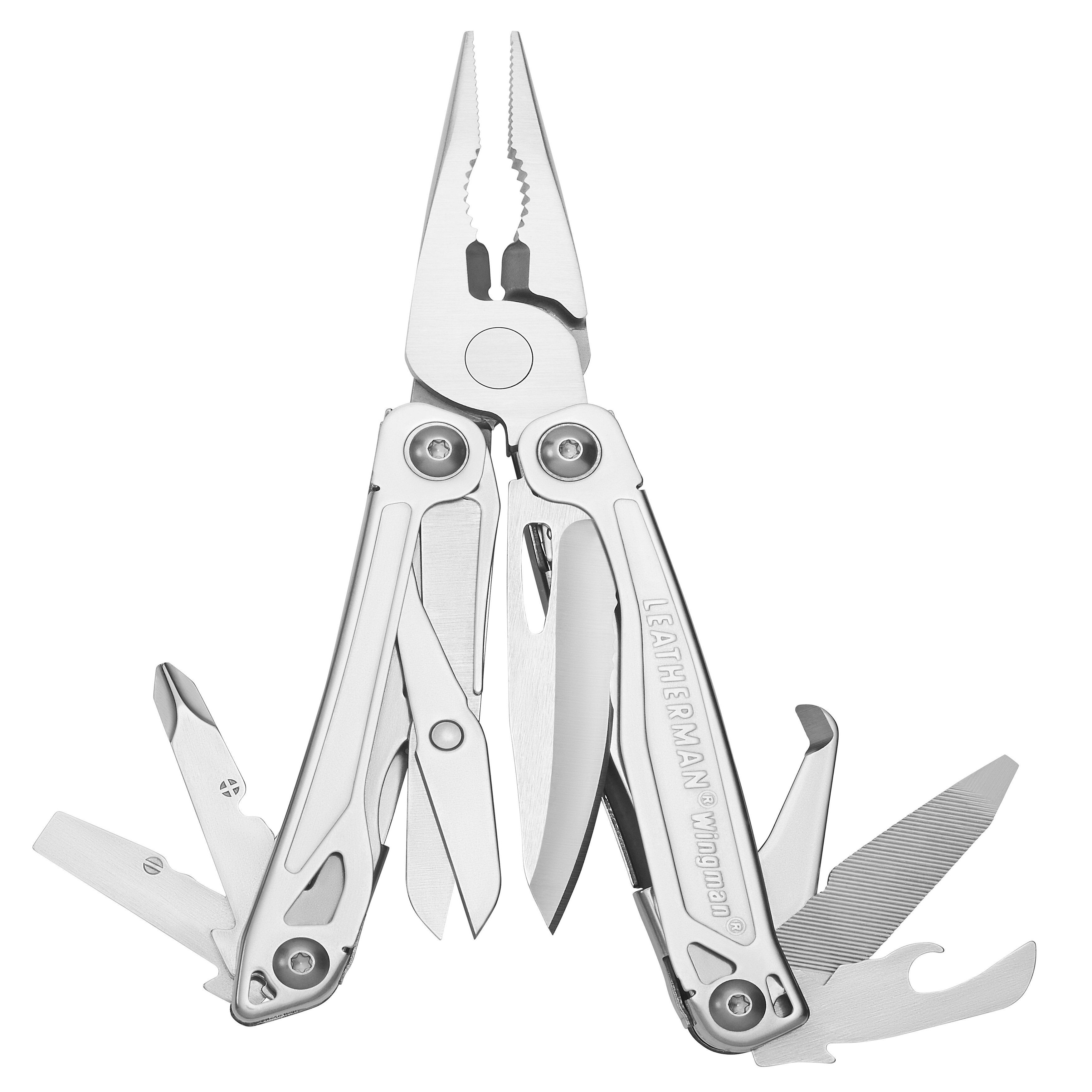 Leatherman Multitool Leatherman Wingman Multi-Tool - 14 Tools - Edelstahl